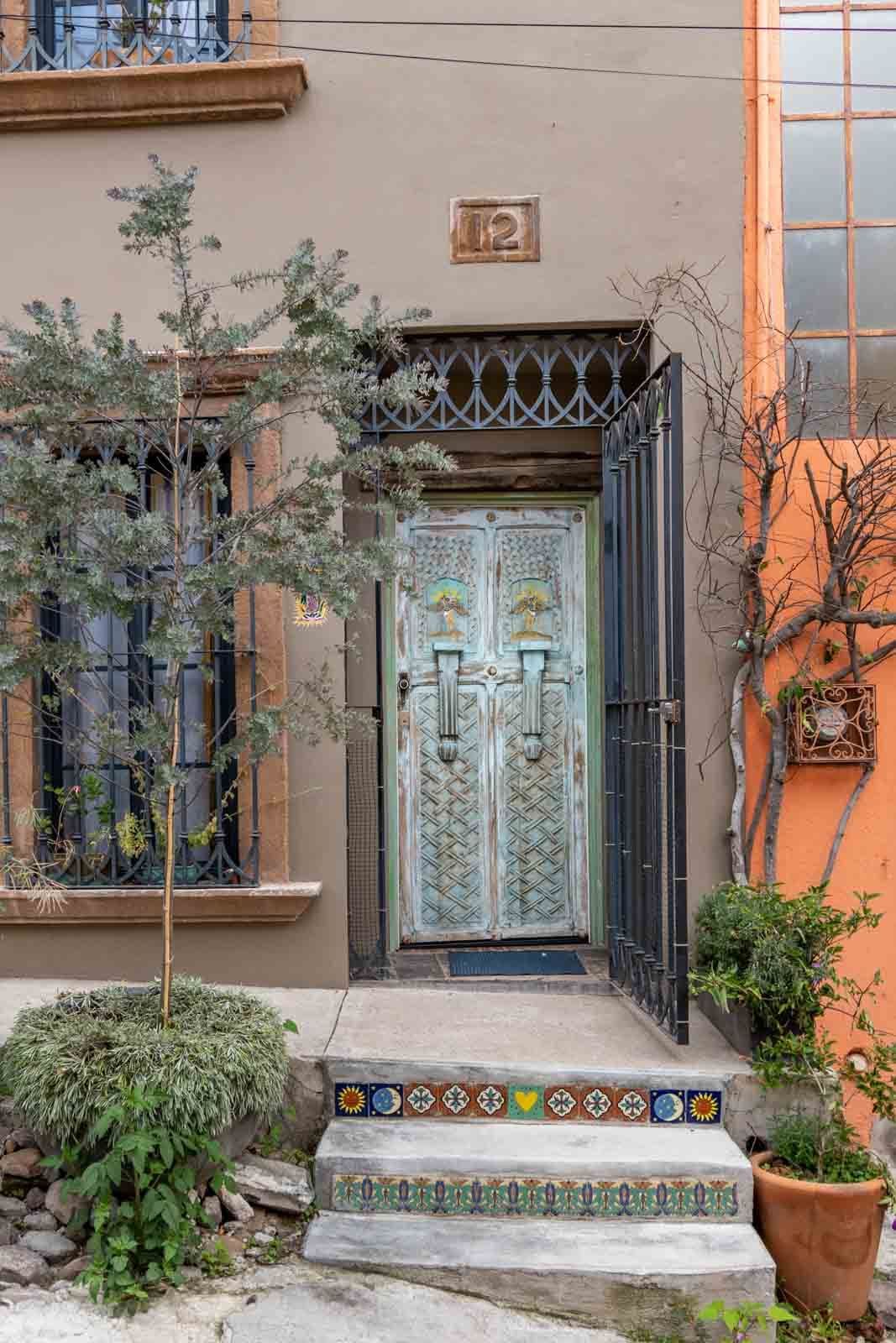 Casa de la Felicidad — San Antonio, San Miguel de Allende — photo 25 — charming colonial entrance, authentic architectural details