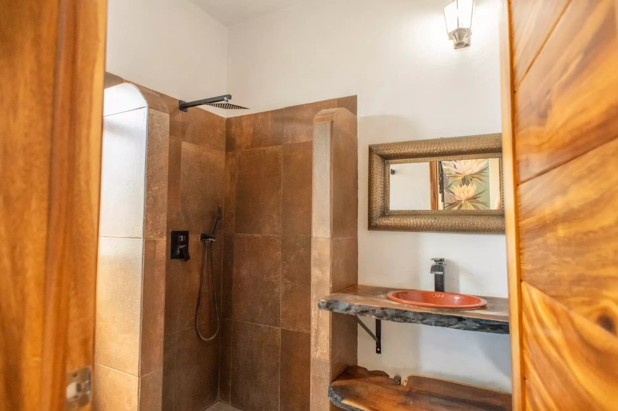 CASA LINDA — Lindavista, San Miguel de Allende — photo 7 — rustic spa-inspired master bath