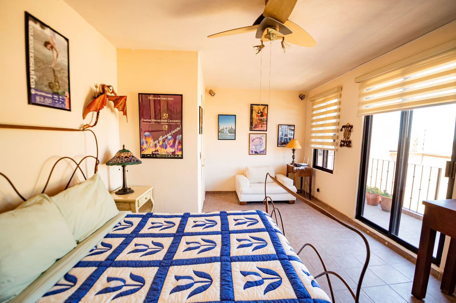 Casa Sí — Atascadero (Arcos de San Miguel), San Miguel de Allende — photo 18 — sun-drenched master suite, colonial charm
