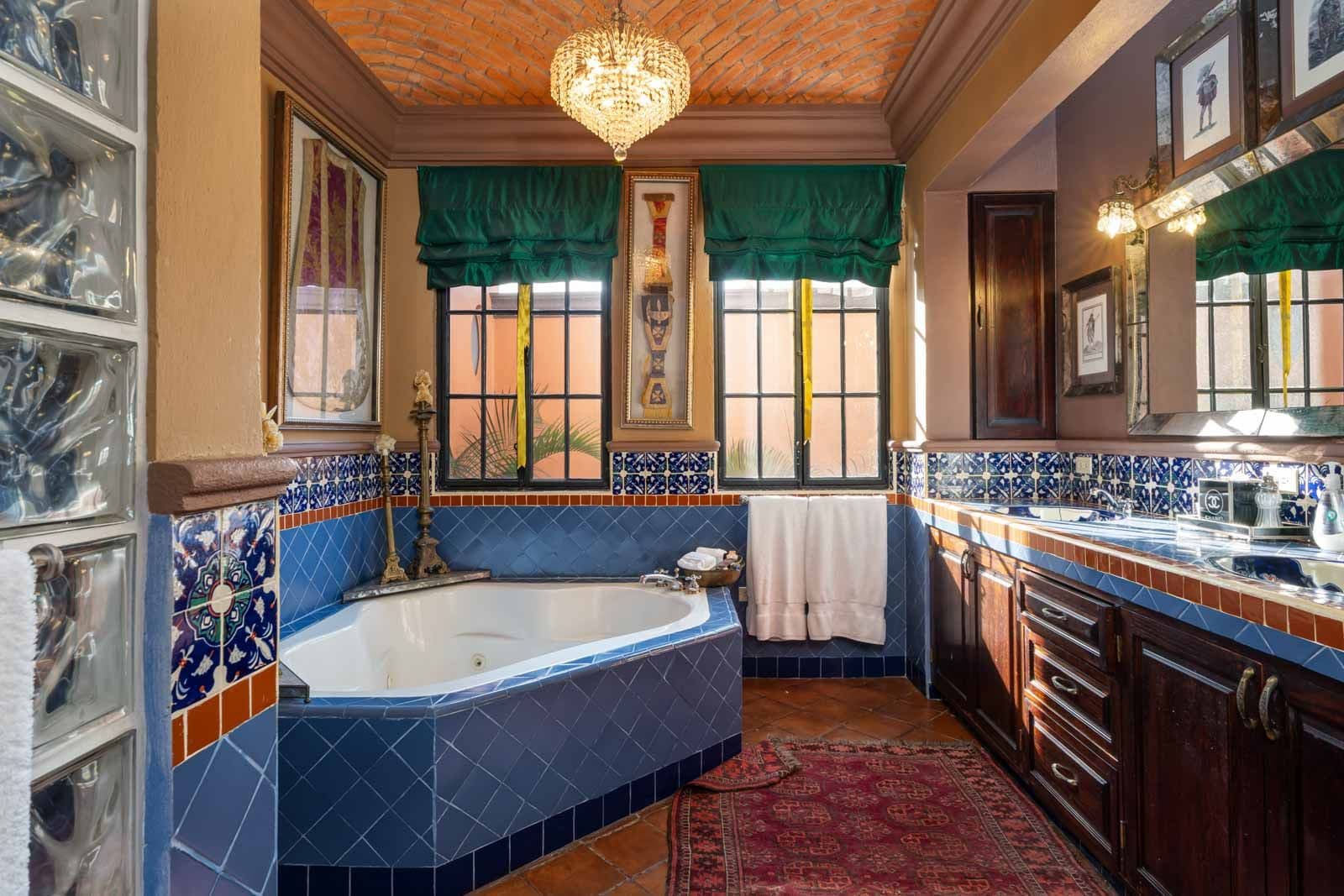 Casa Bella Vita — Centro, San Miguel de Allende — photo 15 — palatial spa-inspired master bath retreat