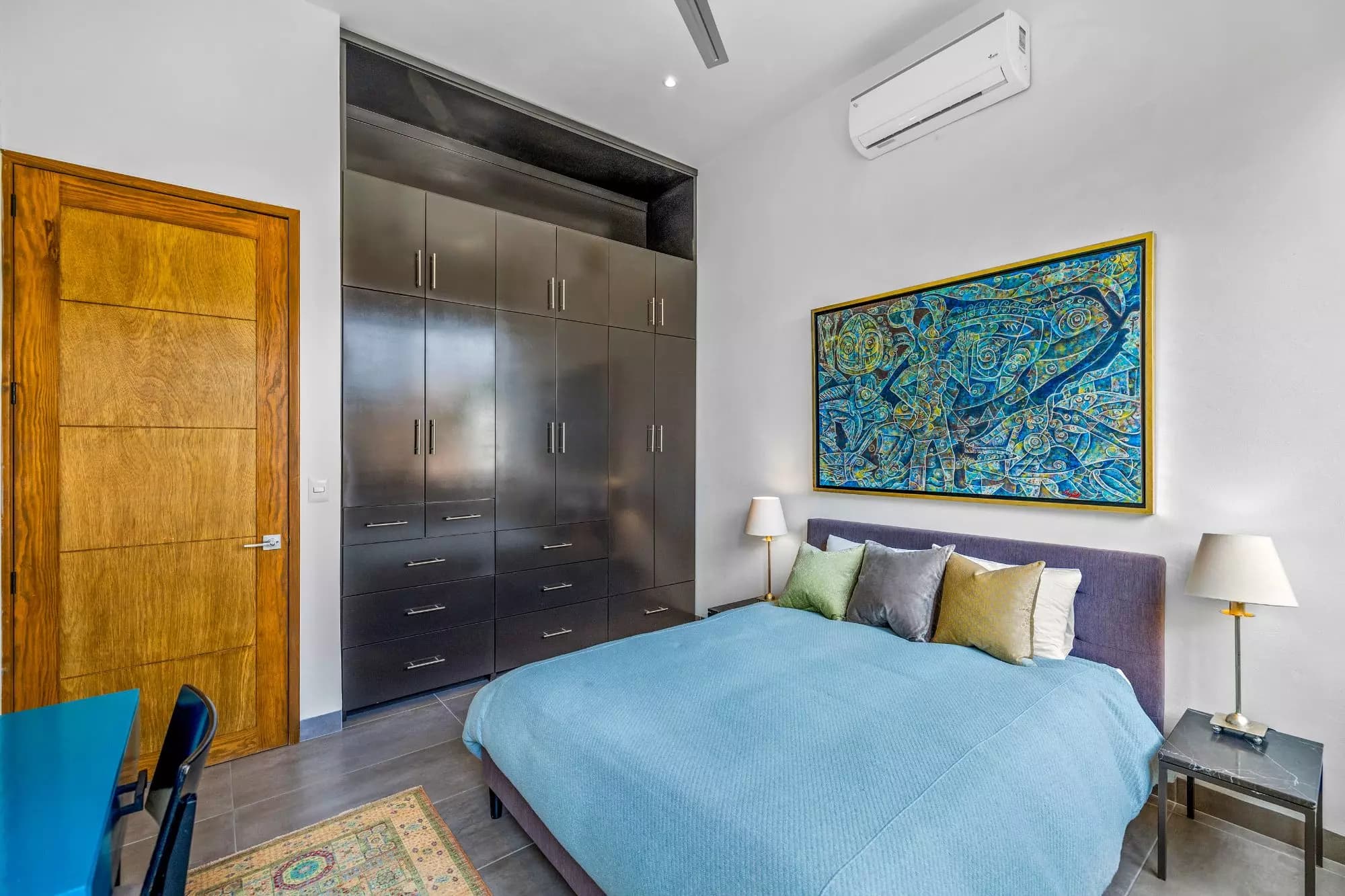 Casa Nochevieja — Guadalupe, San Miguel de Allende — photo 21 — contemporary master suite, sophisticated elegance