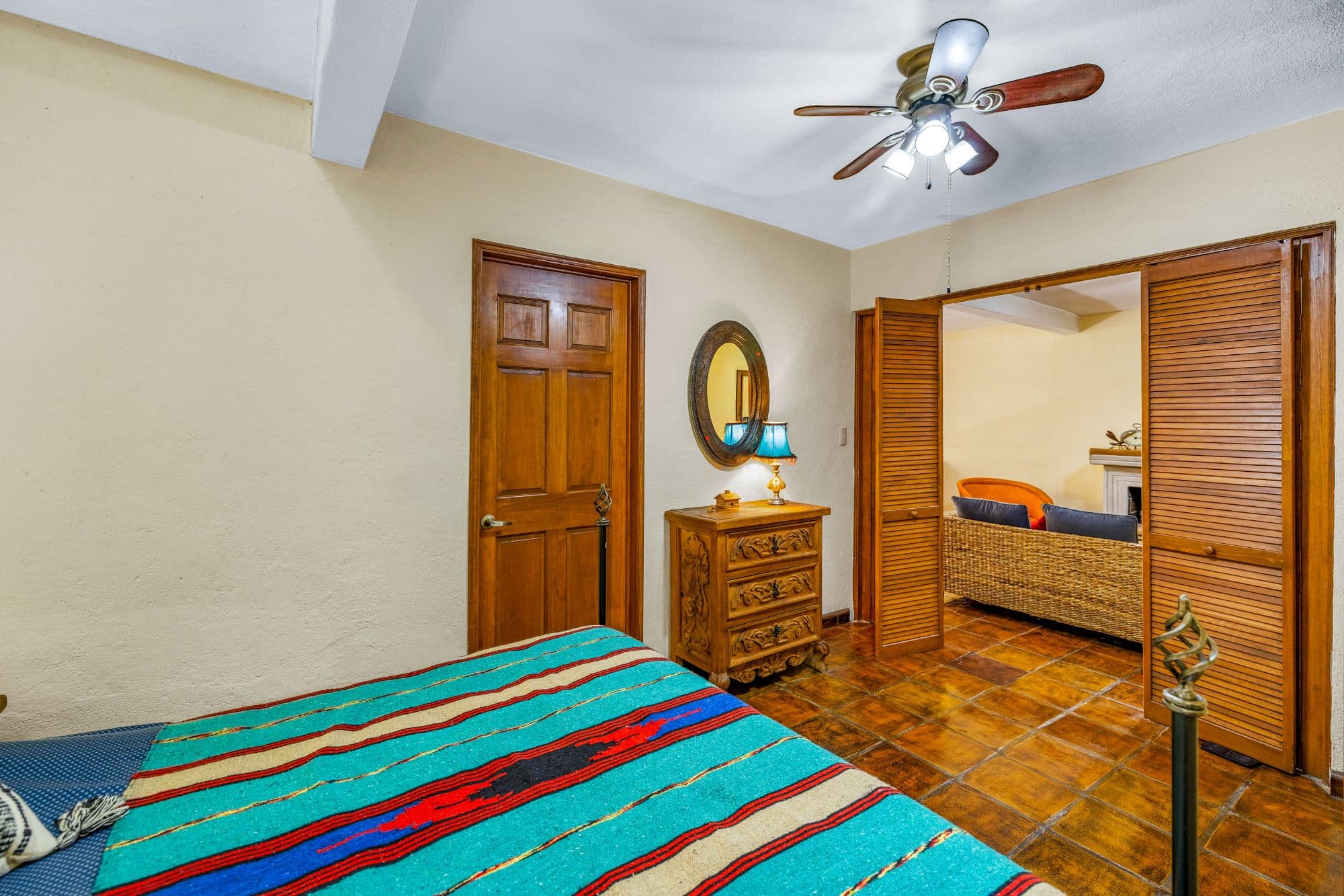 Casa de las Nubes — San Antonio, San Miguel de Allende — photo 21 — charming master suite, rustic colonial character