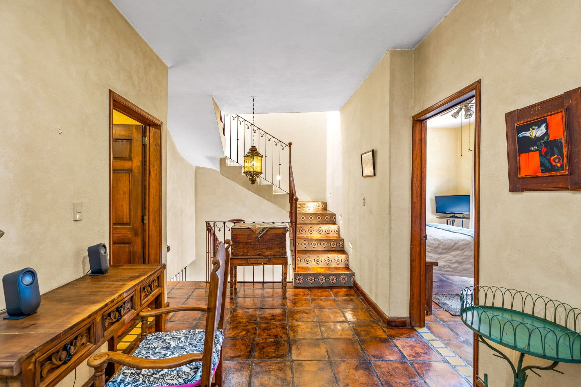 Casa de las Nubes — San Antonio, San Miguel de Allende — photo 9 — luminous colonial hallway, handcrafted details
