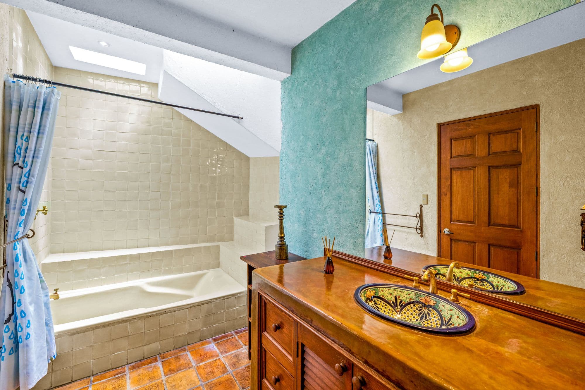 Casa de las Nubes — San Antonio, San Miguel de Allende — photo 22 — authentic colonial spa bathroom oasis