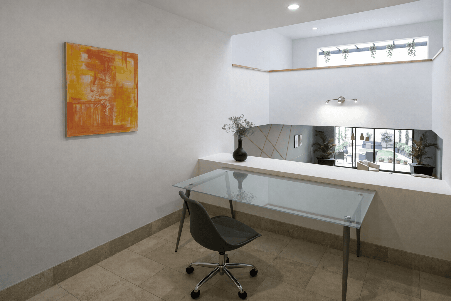 Casa Andrea — Valle del Maíz, San Miguel de Allende — photo 10 — serene office with abundant natural light