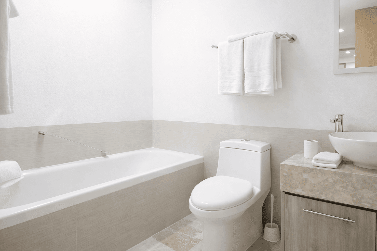 Casa Andrea — Valle del Maíz, San Miguel de Allende — photo 18 — serene spa-inspired master bath