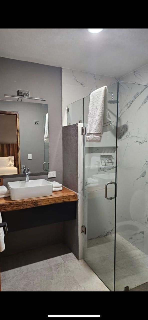 RECREO 15 — Centro, San Miguel de Allende — photo 13 — spa-inspired ensuite with marble elegance