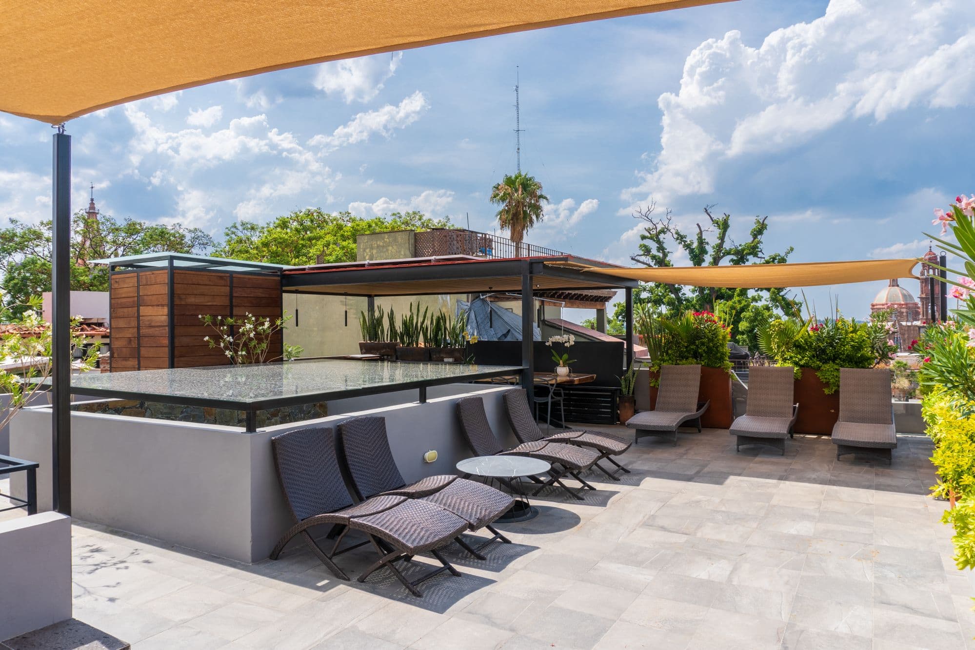 CASA XANTHE — Centro, San Miguel de Allende — photo 26 — stunning rooftop terrace, contemporary luxury living
