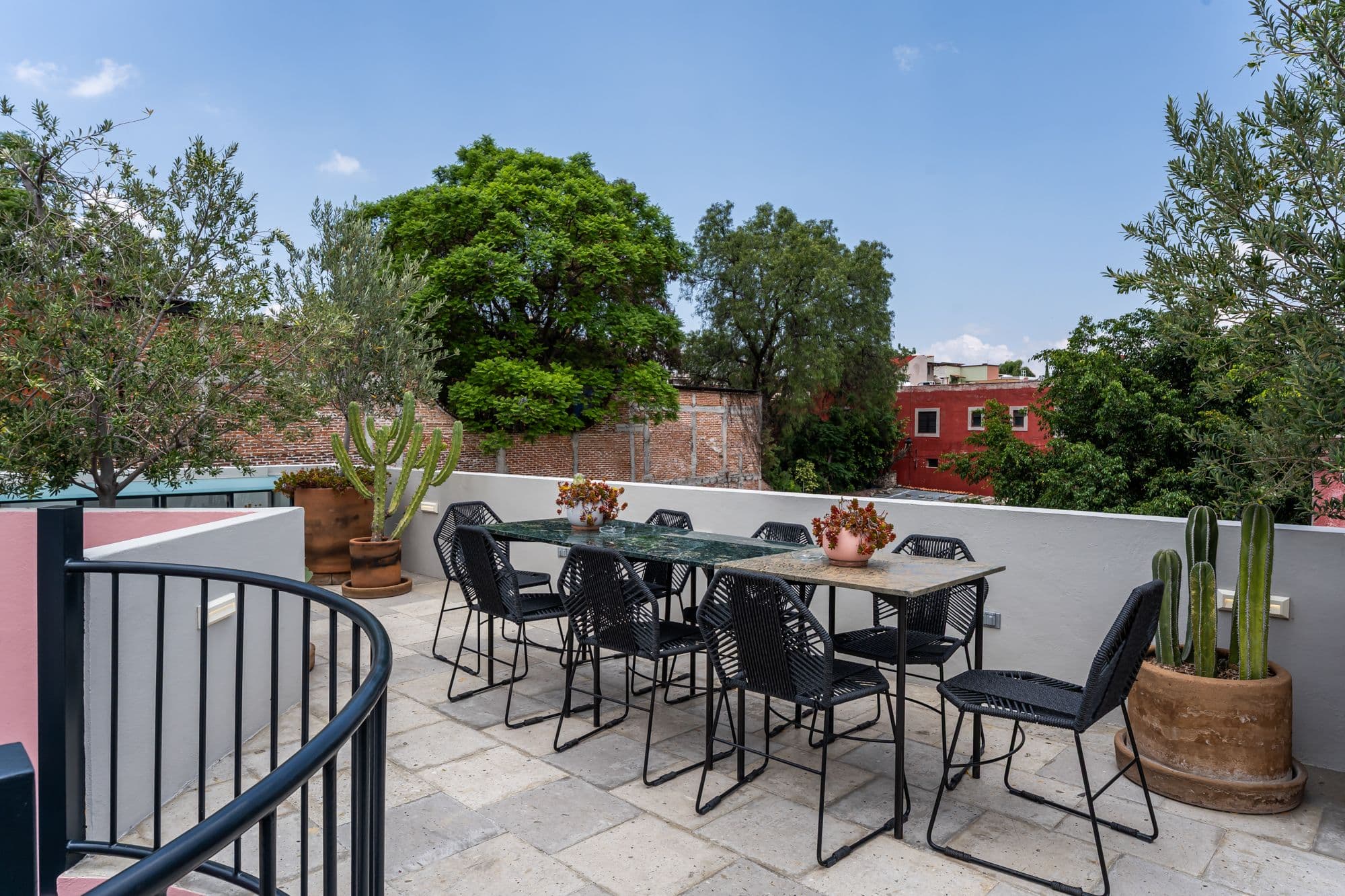 The Brooklane — Centro, San Miguel de Allende — photo 10 — sophisticated rooftop terrace with panoramic views
