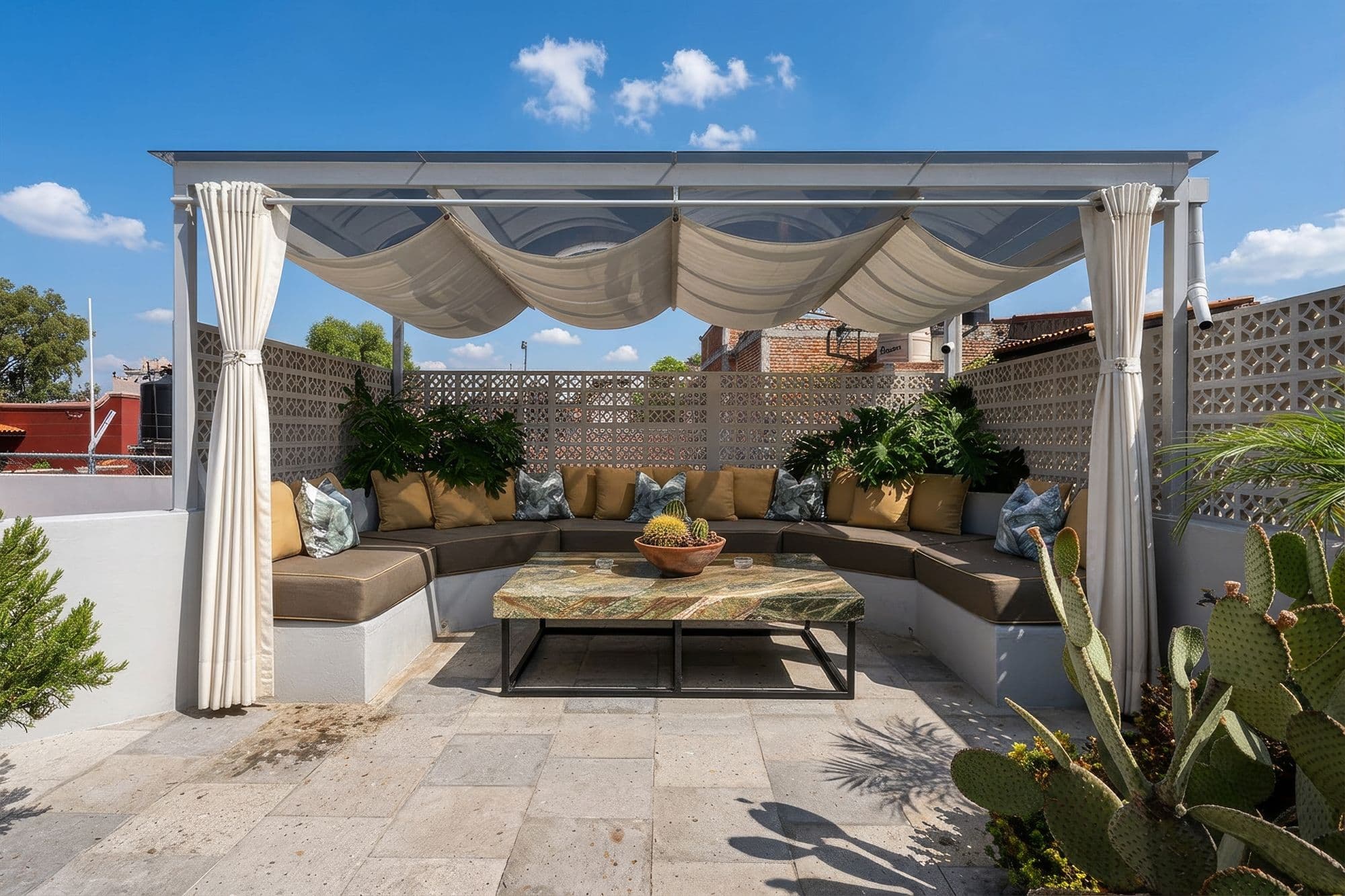 The Brooklane — Centro, San Miguel de Allende — photo 15 — sophisticated rooftop sanctuary with sweeping views