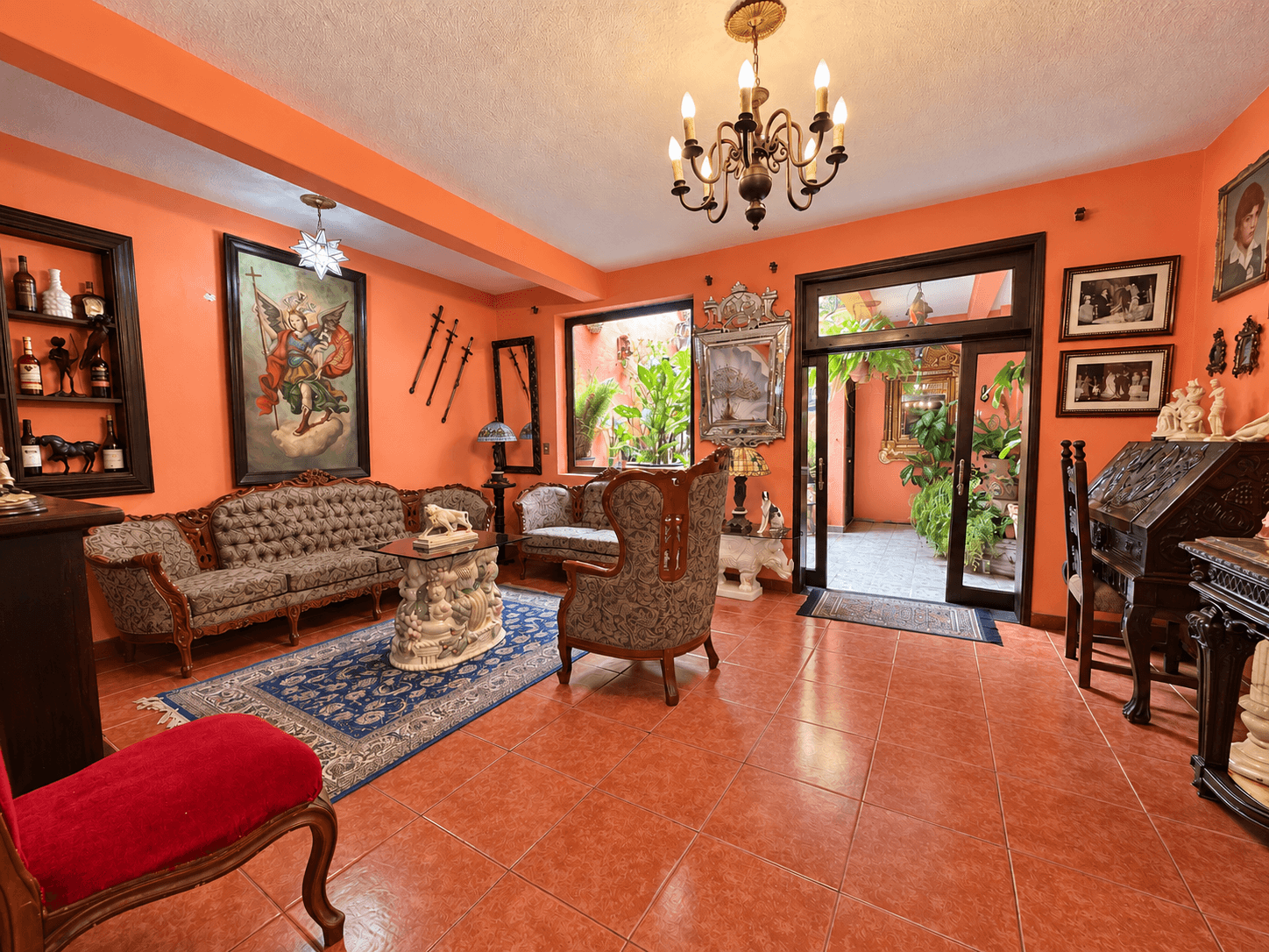 CASA MARIA — Centro, San Miguel de Allende — photo 3 — vibrant colonial salon with authentic charm