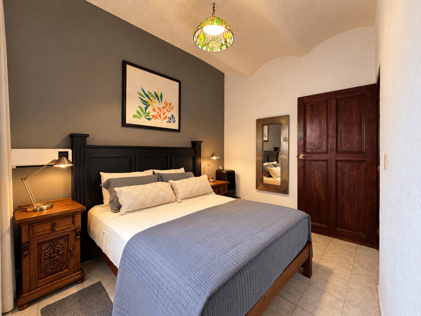 CASA MARIA — Centro, San Miguel de Allende — photo 16 — sophisticated master suite, artisan details