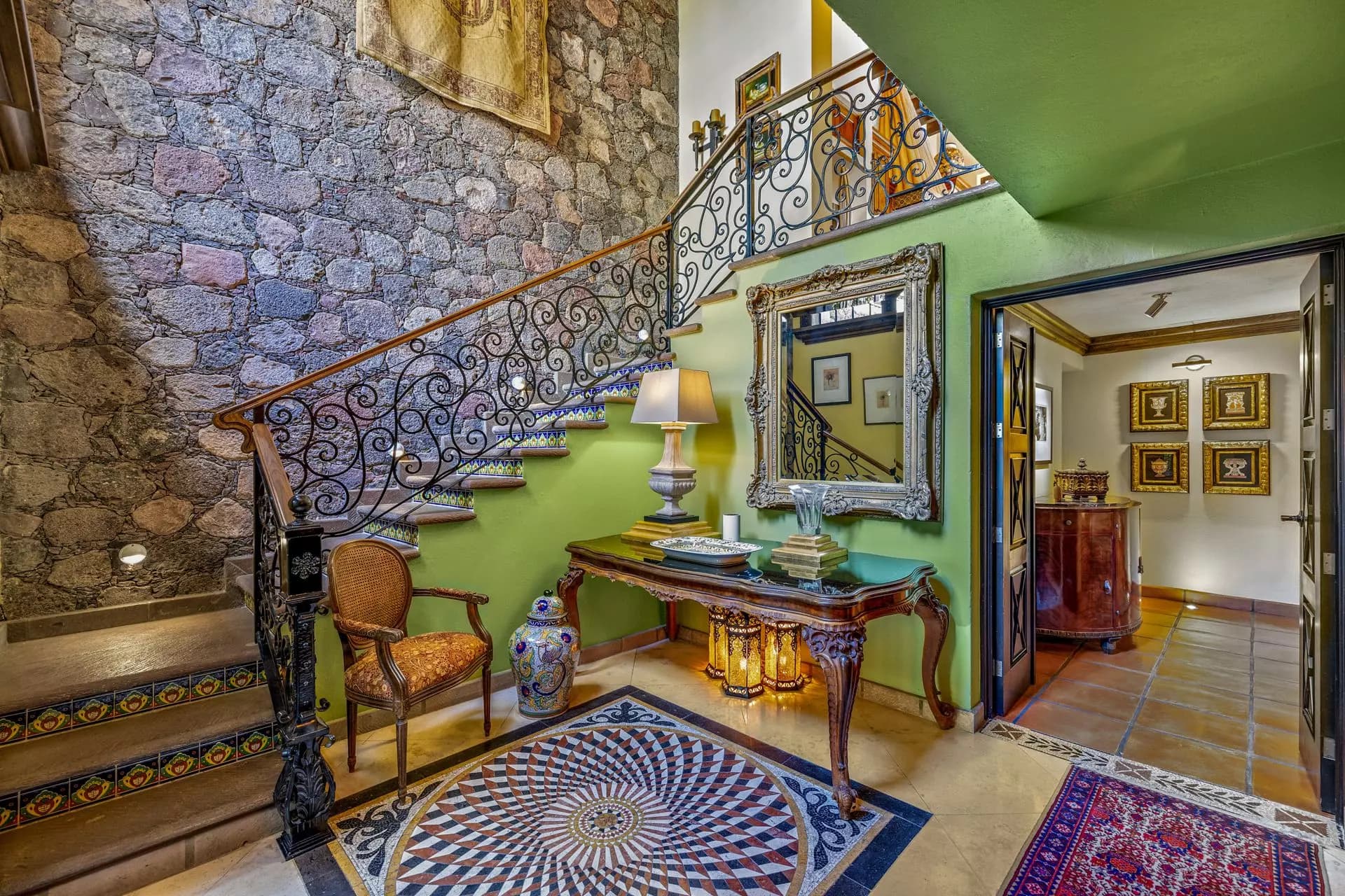 Casa Flora — Guadiana, San Miguel de Allende — photo 2 — elegant colonial foyer with architectural charm