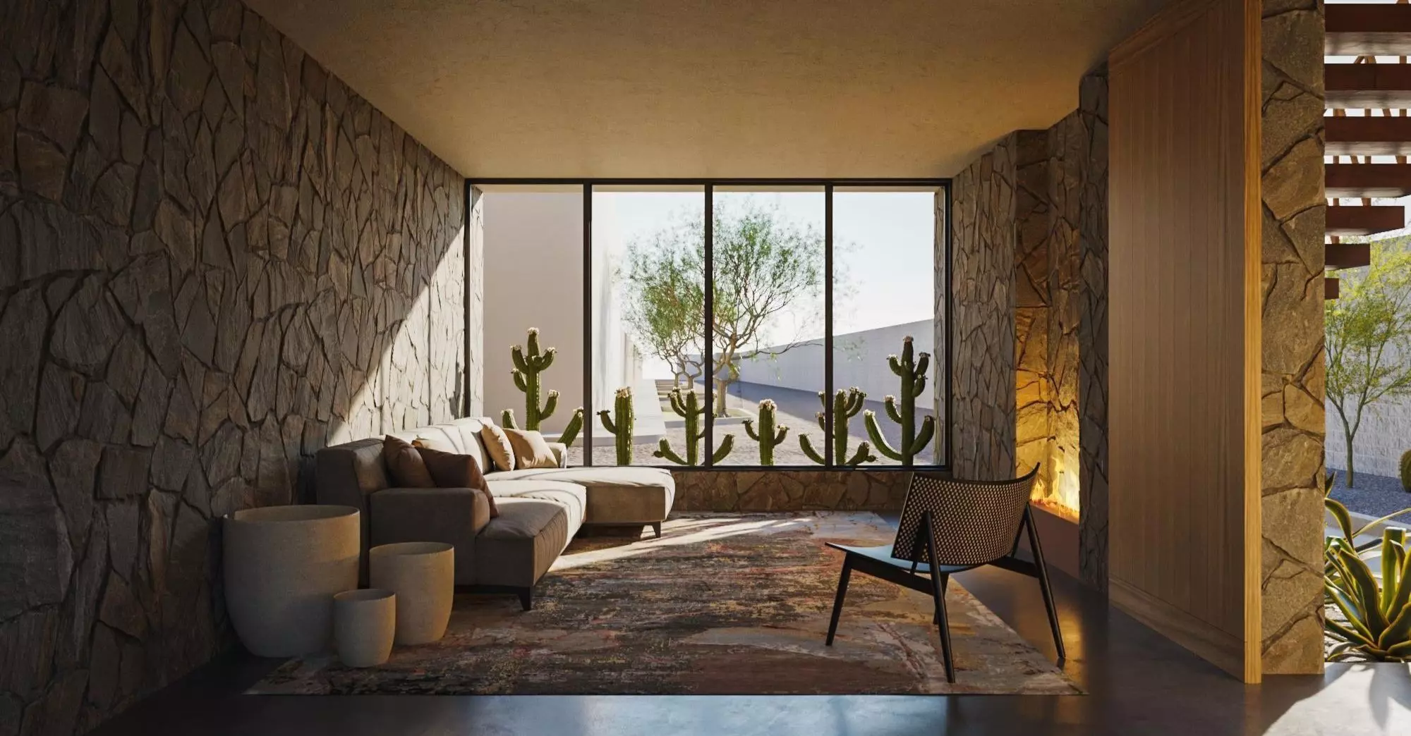 Casa 1 Rinconada del Pedregal — Rinconada de Los Balcones, San Miguel de Allende — photo 5 — desert-inspired sanctuary with panoramic views