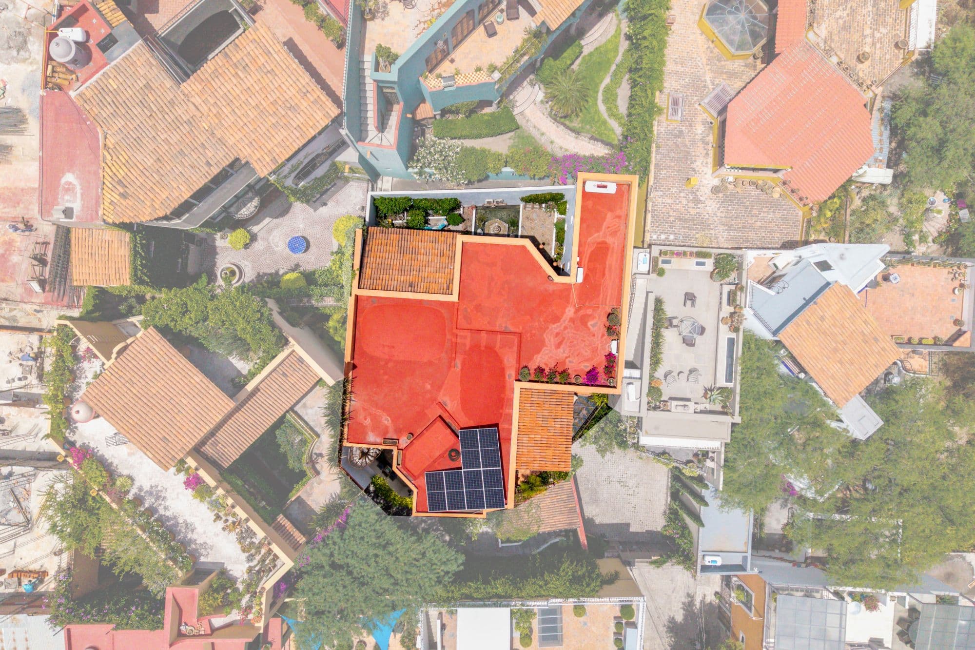 Casa Colonial Eclectica — San Antonio, San Miguel de Allende — photo 24 — vibrant rooftop oasis, solar-powered luxury home
