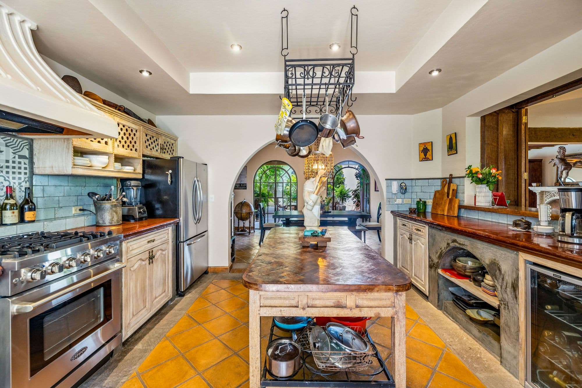 Casa Colonial Eclectica — San Antonio, San Miguel de Allende — photo 10 — gourmet kitchen with colonial charm