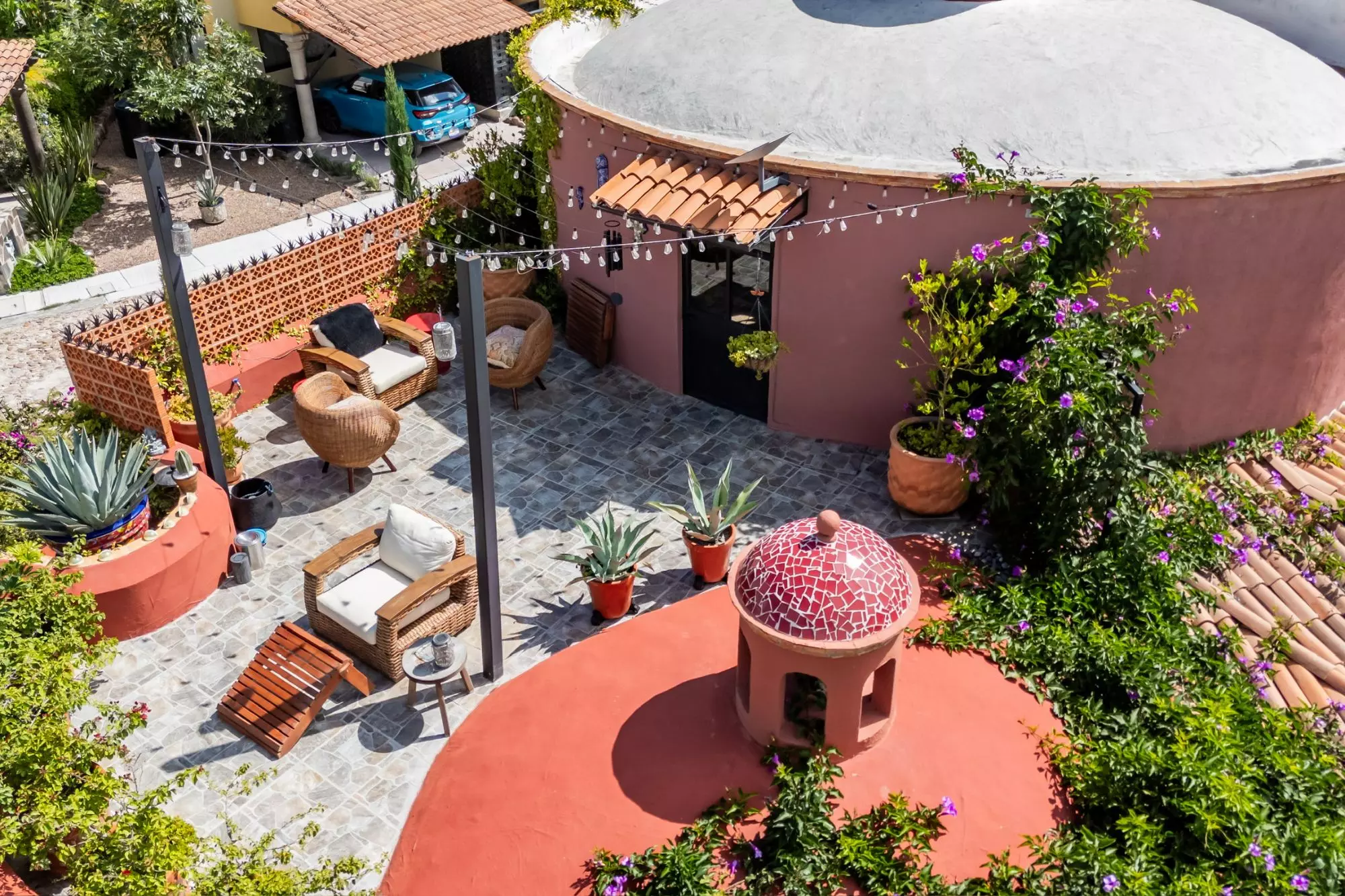 Casa Wabi Sabi en Rancho Labradores — Los Labradores, San Miguel de Allende — photo 3 — enchanting terracotta courtyard oasis
