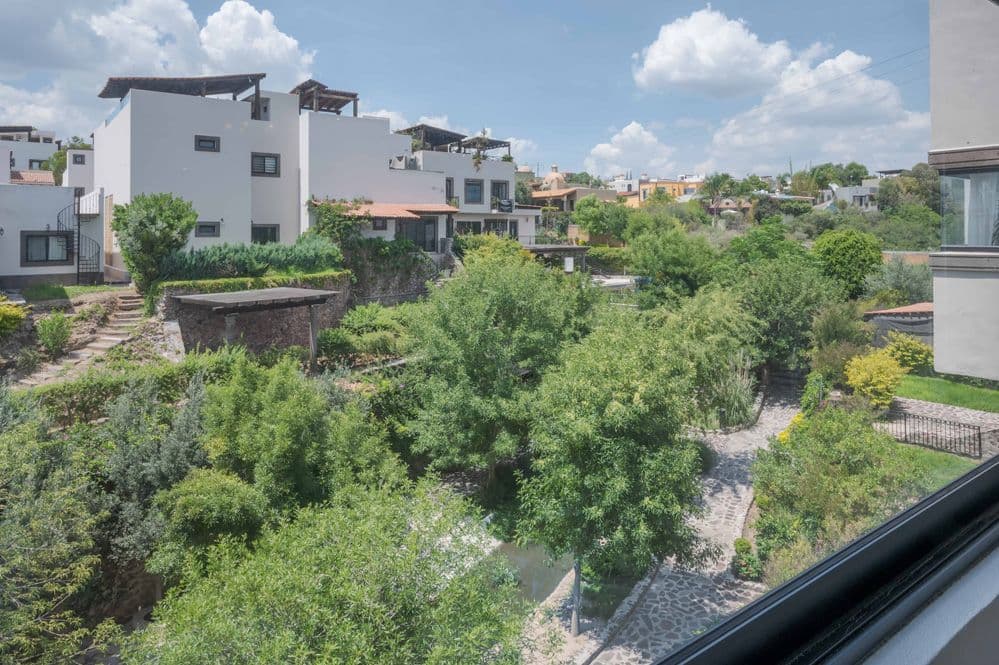 Casa Huerta La Antigua — Antigua Residencial, San Miguel de Allende — photo 41 — lush gardens, elevated architectural views