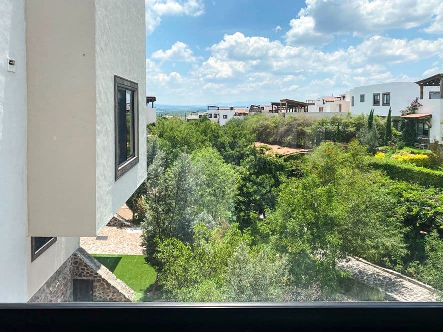 Casa Huerta La Antigua — Antigua Residencial, San Miguel de Allende — photo 3 — panoramic views, verdant hillside sanctuary