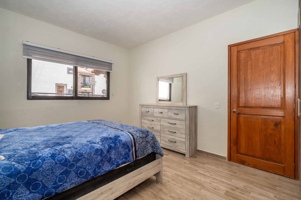 Casa Huerta La Antigua — Antigua Residencial, San Miguel de Allende — photo 28 — bright, serene bedroom with natural light