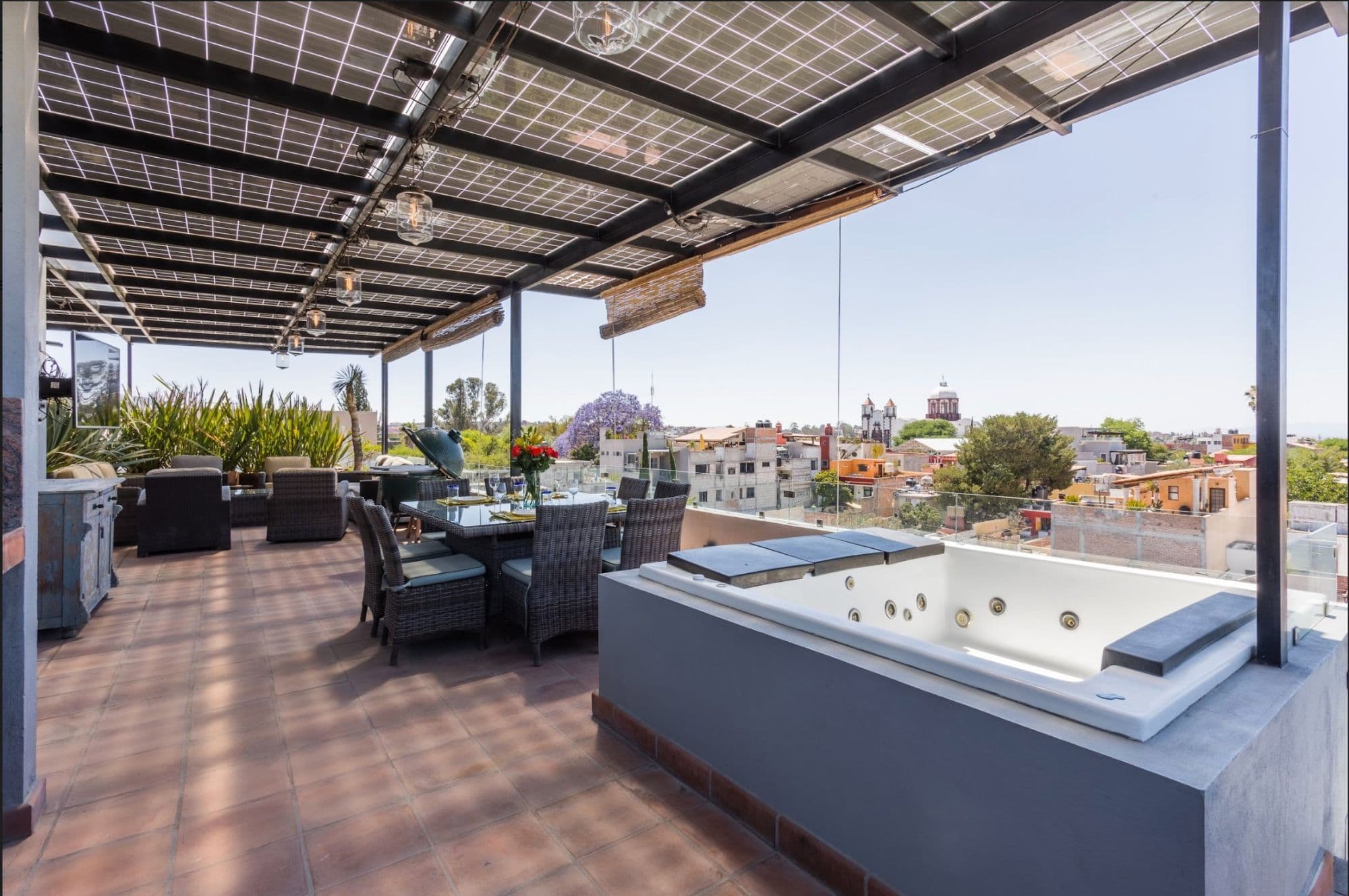 Casa de los Limones — San Antonio, San Miguel de Allende — photo 29 — rooftop oasis with panoramic city views