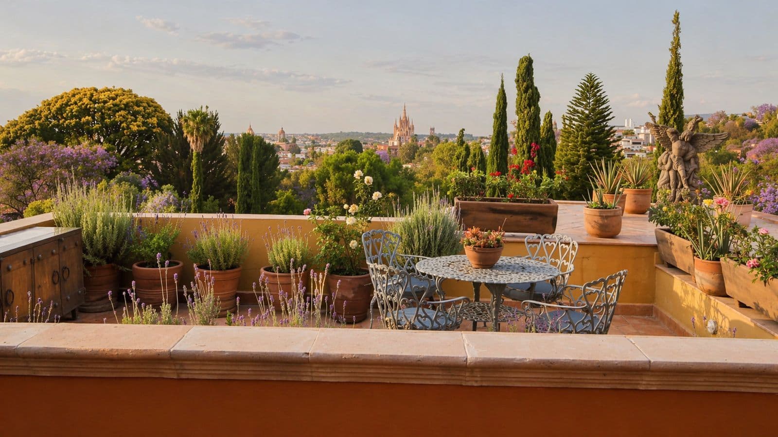 Casa Baeza — Centro, San Miguel de Allende — photo 8 — breathtaking rooftop oasis with panoramic cathedral views