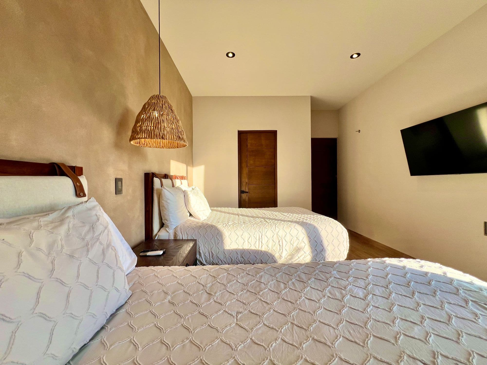 Casa Mi Cielo (Fractional) — San Virgilio, San Miguel de Allende — photo 27 — serene dual-bed guest sanctuary, natural light