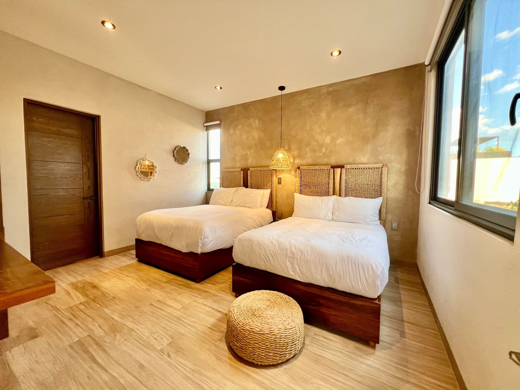 Casa Mi Cielo (Fractional) — San Virgilio, San Miguel de Allende — photo 23 — serene twin beds, luminous natural light