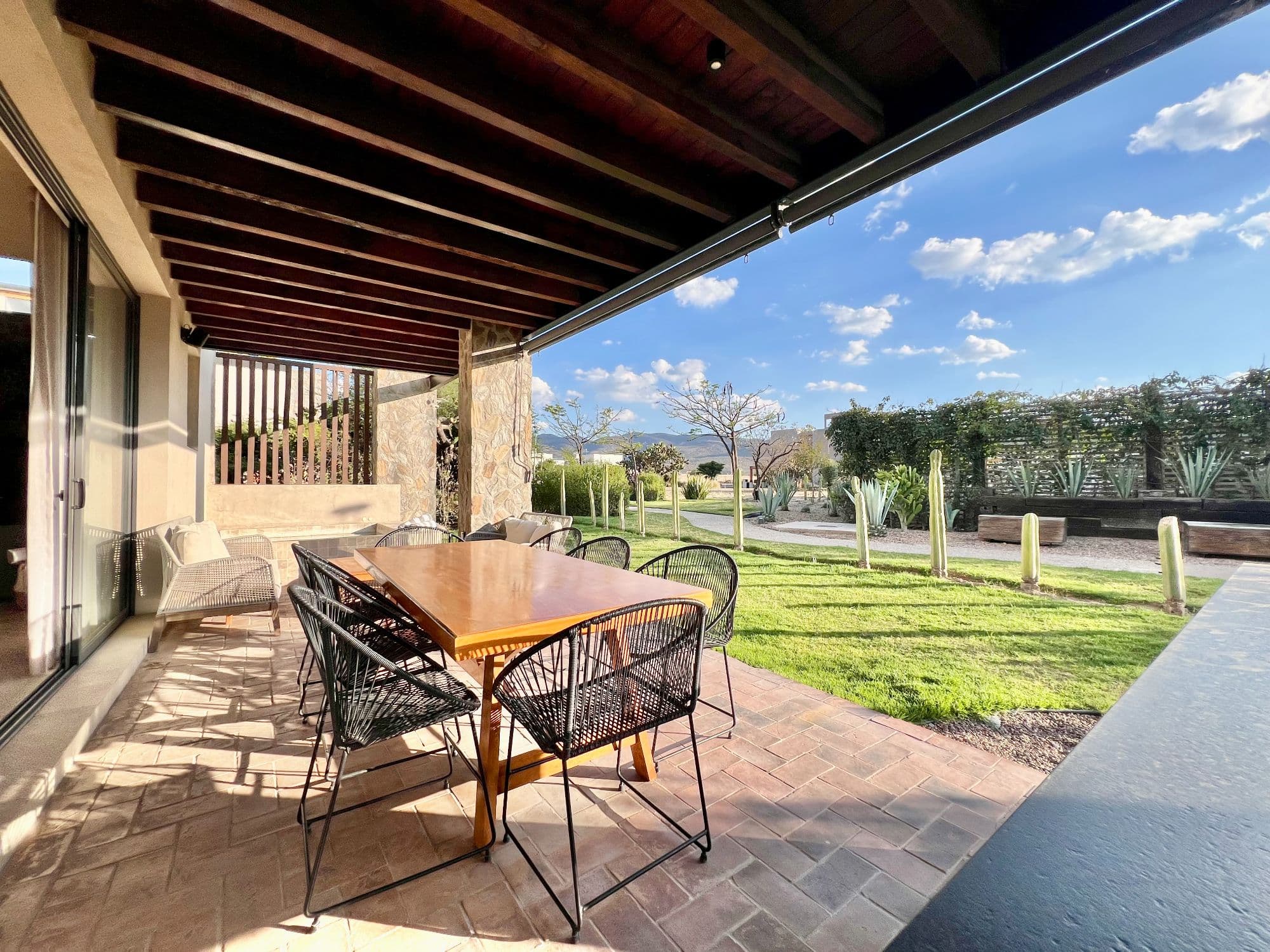 Casa Mi Cielo (Fractional) — San Virgilio, San Miguel de Allende — photo 11 — elegant covered terrace, mountain vistas