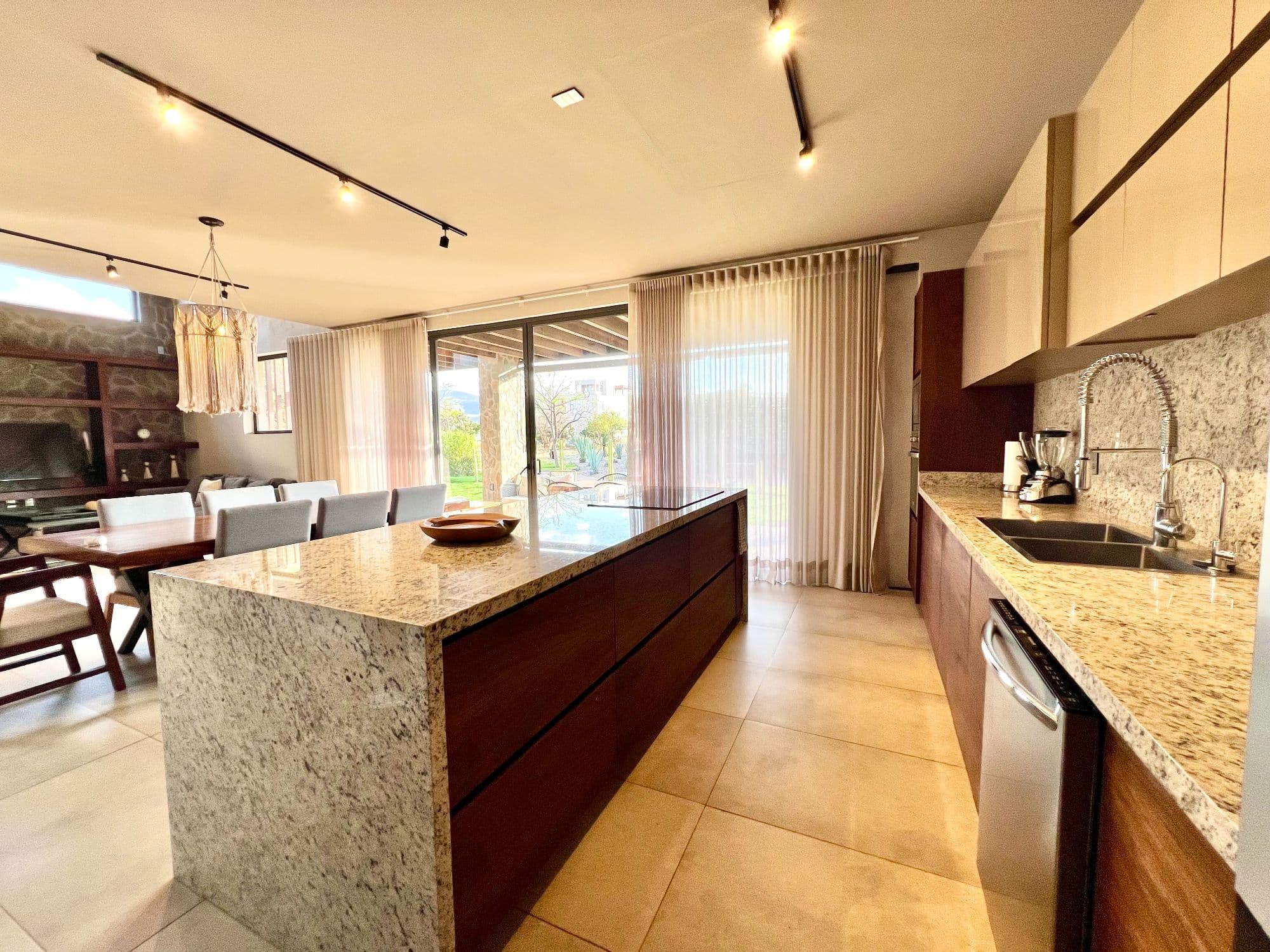 Casa Mi Cielo (Fractional) — San Virgilio, San Miguel de Allende — photo 7 — sophisticated open-concept kitchen, radiant light