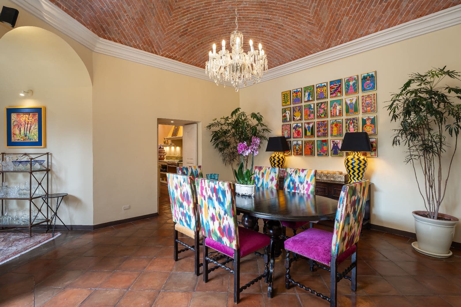 Casa La Gloria — Ojo de Agua, San Miguel de Allende — photo 2 — vibrant colonial dining elegance