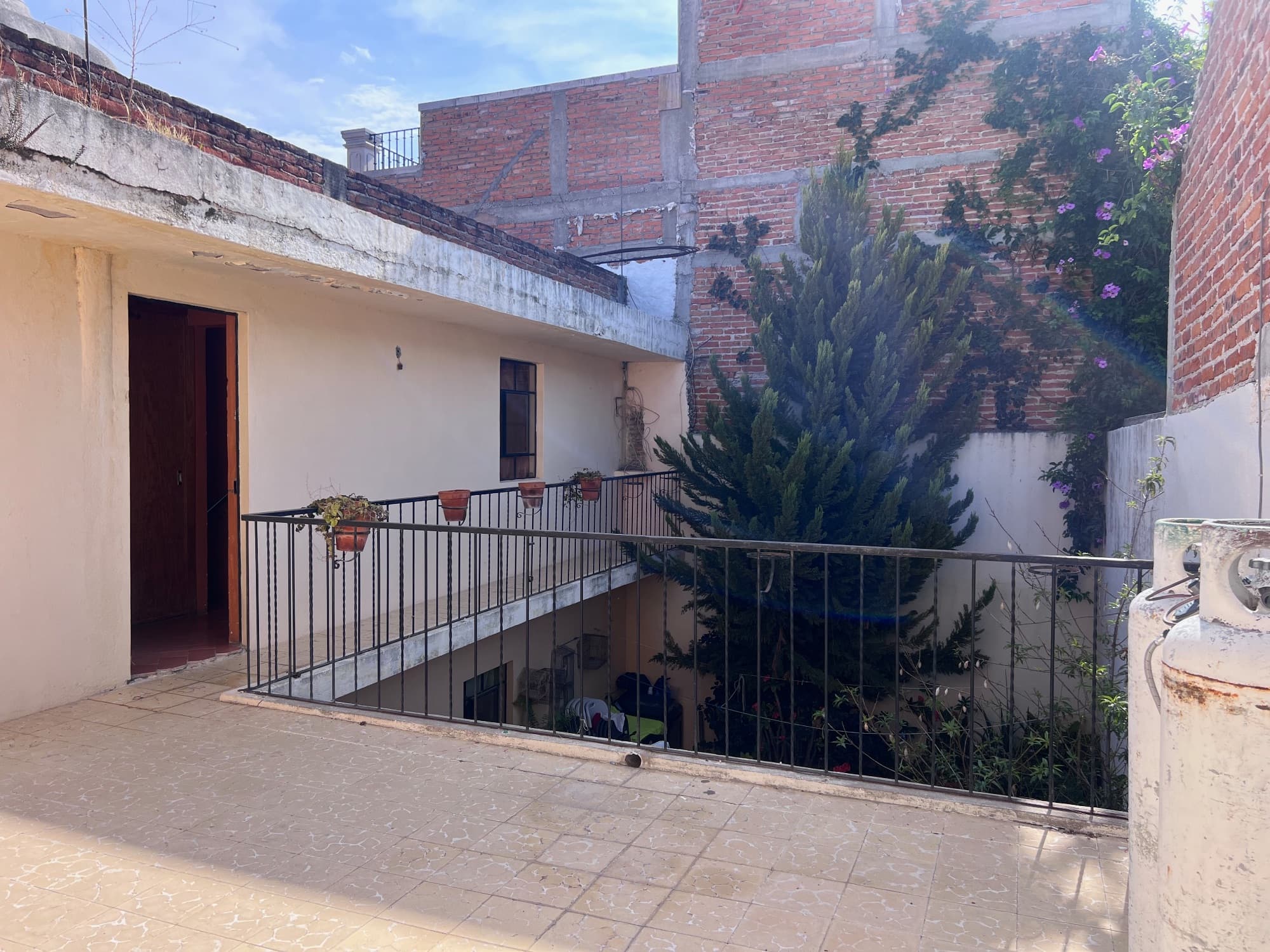 Casa Tatanacho - FIXER UPPER — Guadalupe, San Miguel de Allende — photo 8 — sun-drenched courtyard with terracotta charm