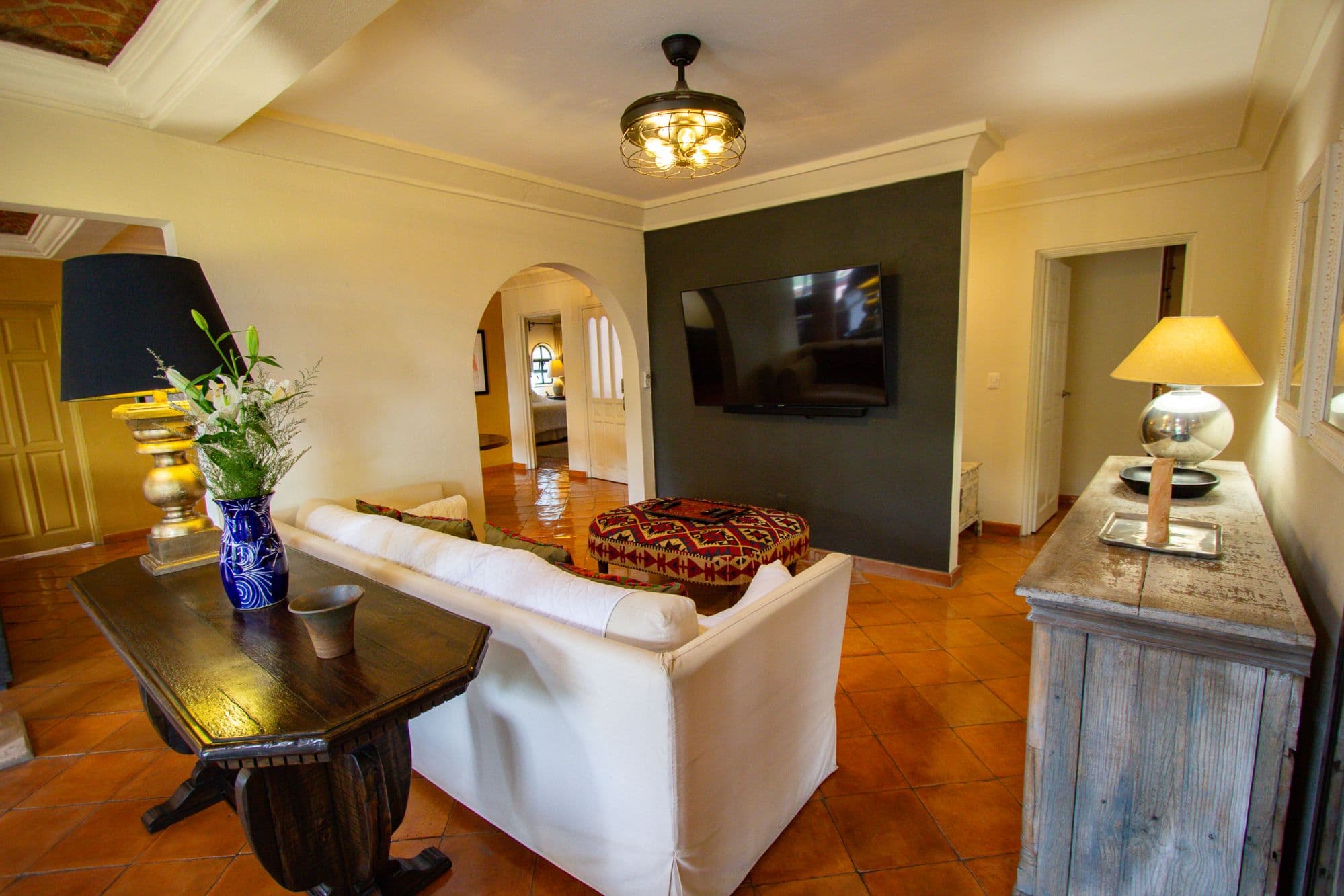 Condo Sto. Domingo — Centro, San Miguel de Allende — photo 6 — sophisticated living space, warm ambiance