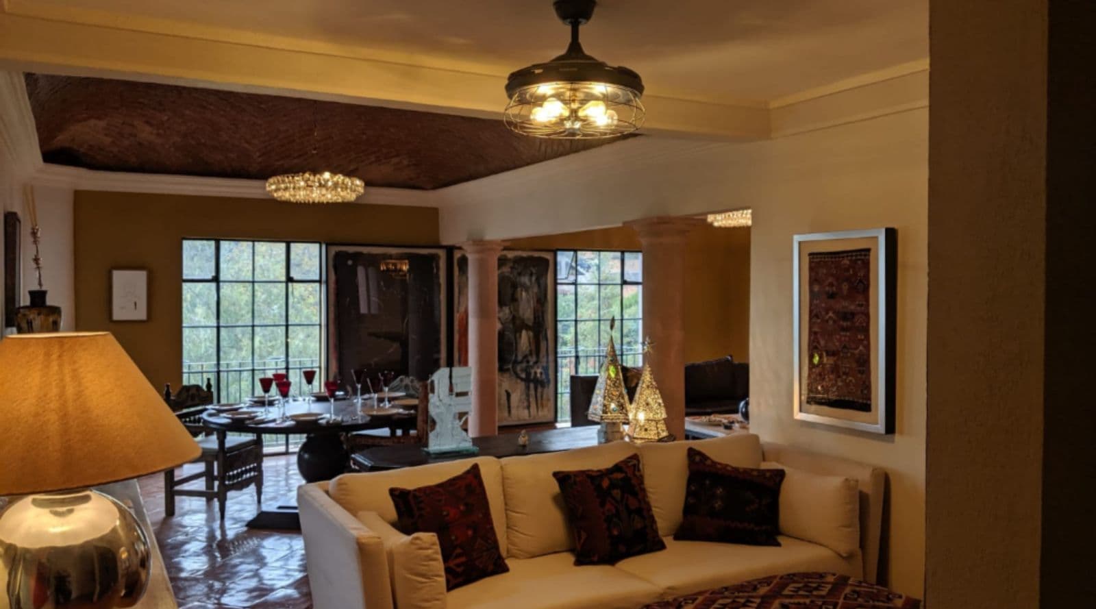 Condo Sto. Domingo — Centro, San Miguel de Allende — photo 21 — sophisticated open-concept living with mountain views