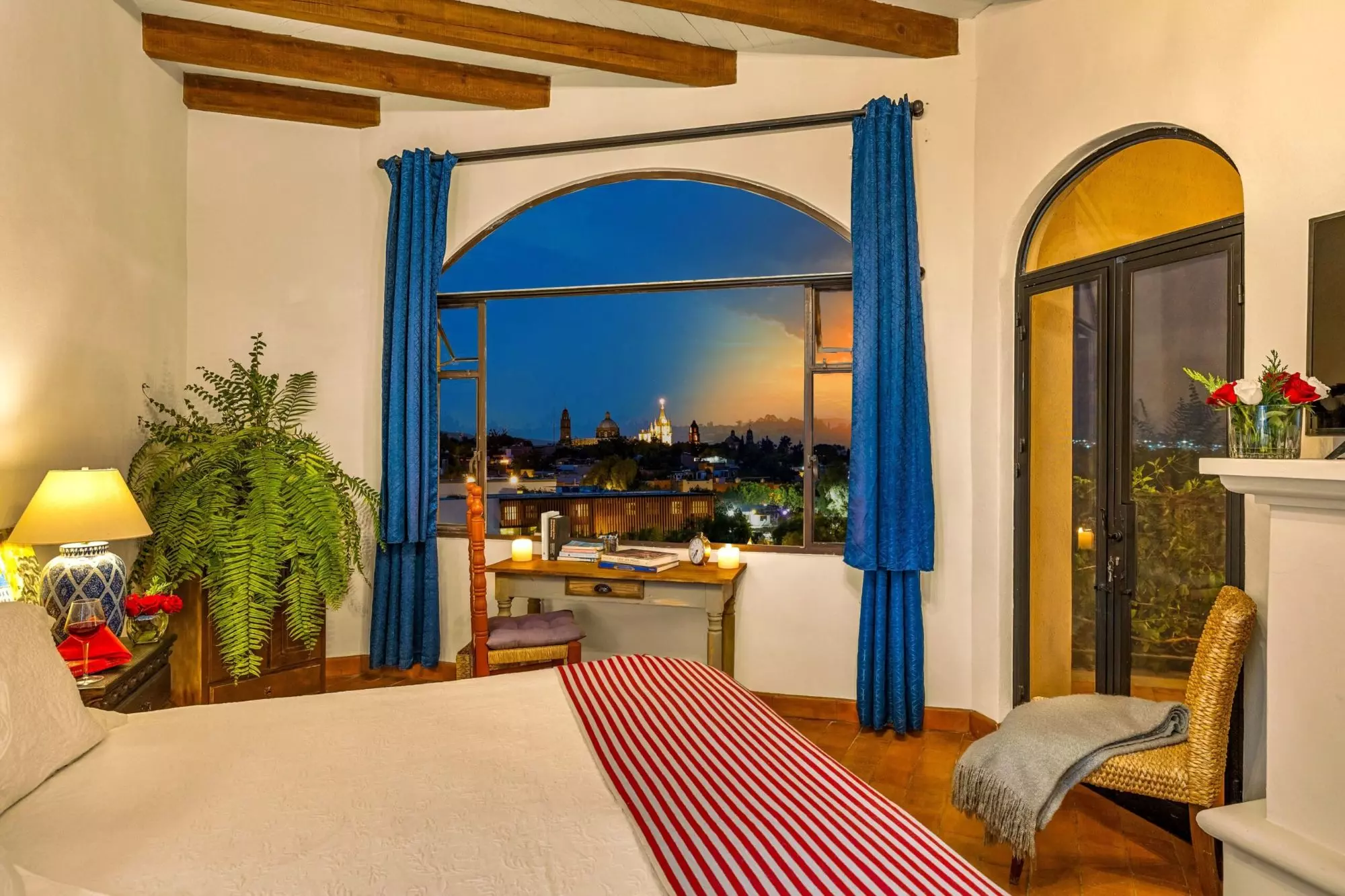 Casa Noche Mágica — El Obraje, San Miguel de Allende — photo 17 — twilight views, colonial elegance redefined