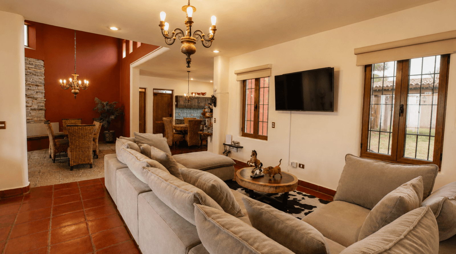 Casa Encantada — Sosnabar, San Miguel de Allende — photo 11 — elegant entertaining spaces, warm terracotta floors