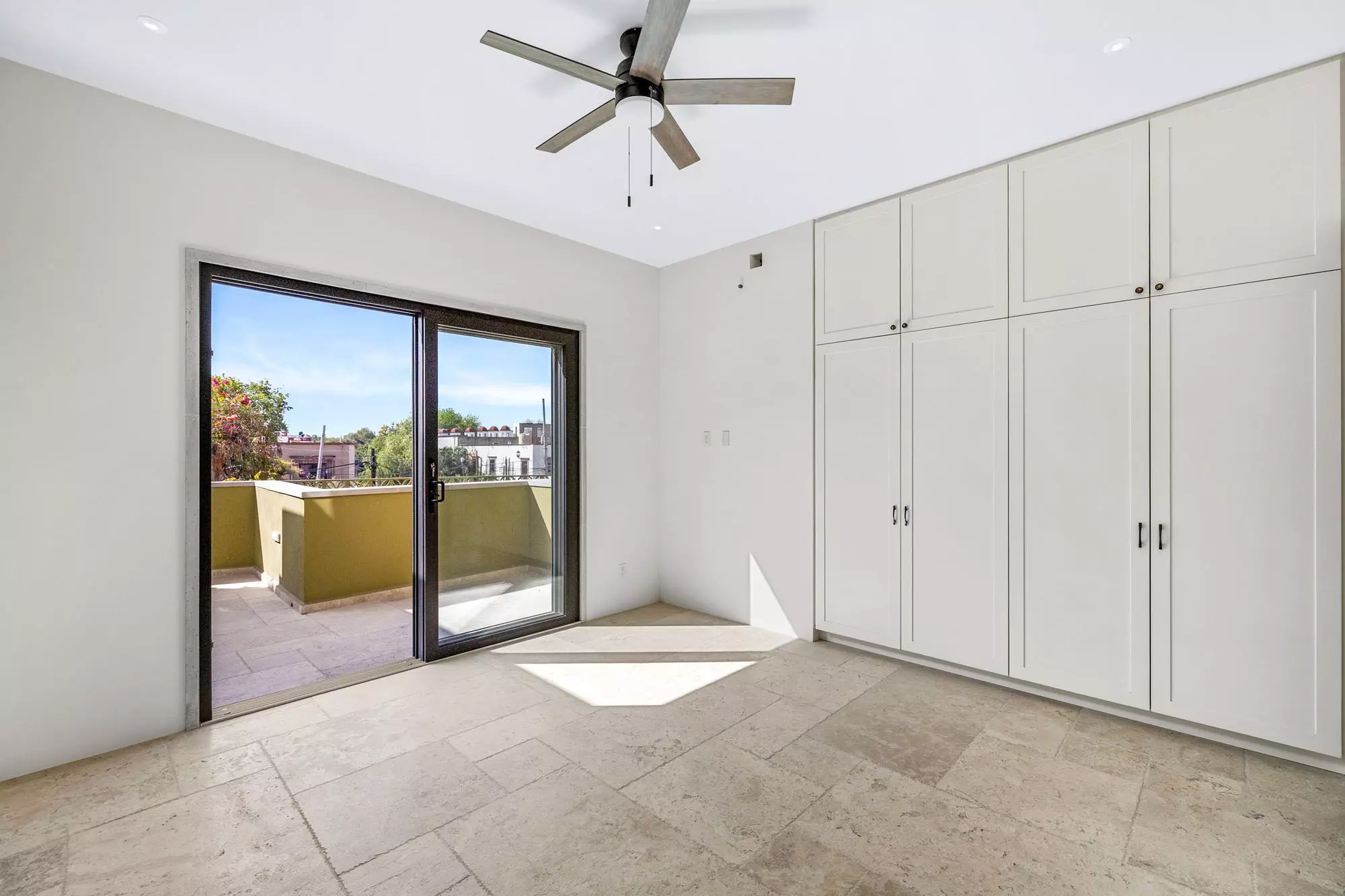 Casa Grillo — Guadiana, San Miguel de Allende — photo 15 — luminous master suite with terrace views