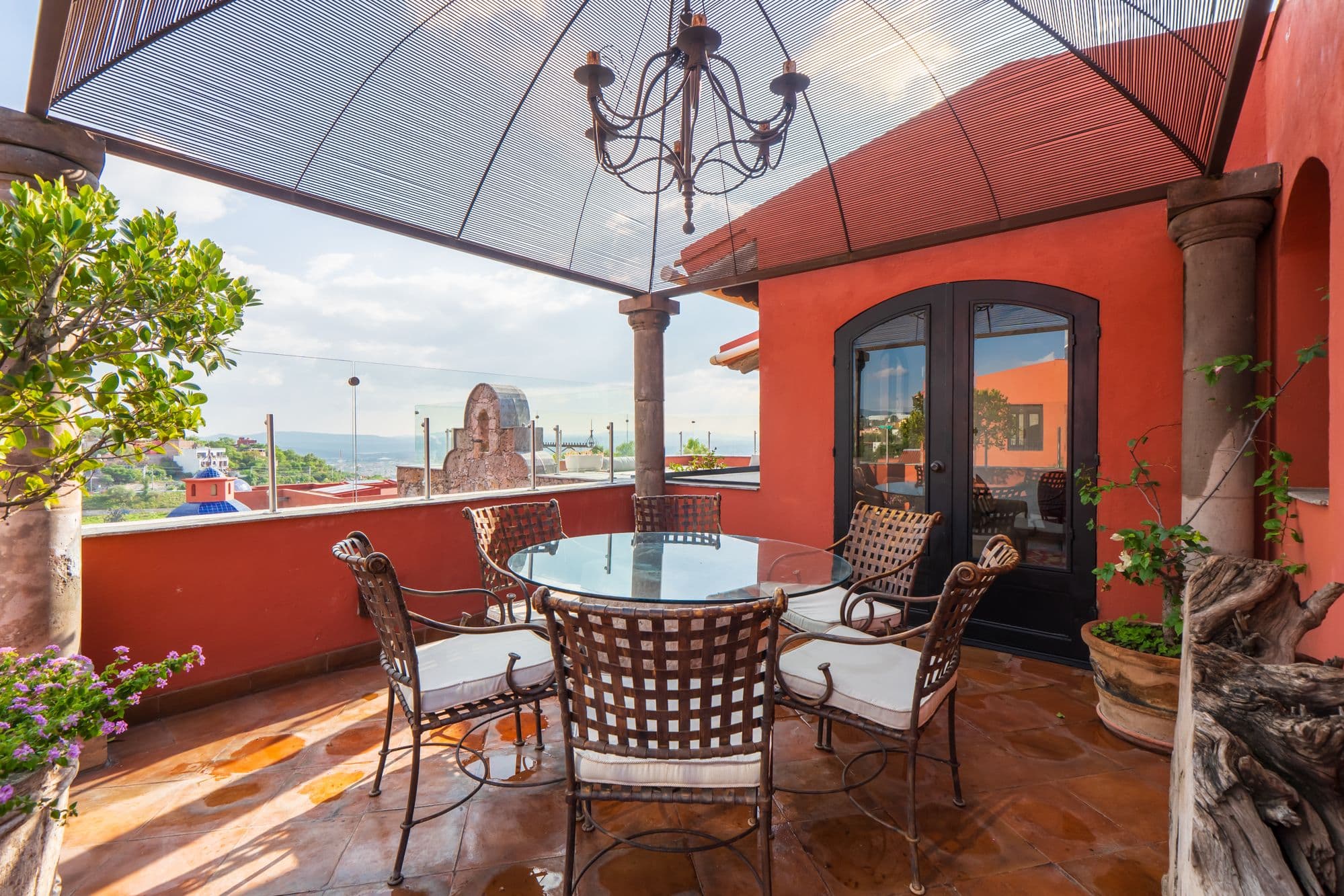 Casa Paraiso — Centro, San Miguel de Allende — photo 22 — elevated terrace with panoramic mountain views