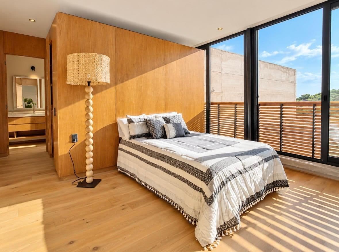 Villas Muros 10 — Los Senderos, Valle de los, San Miguel de Allende — photo 7 — sun-drenched master suite, breathtaking countryside views