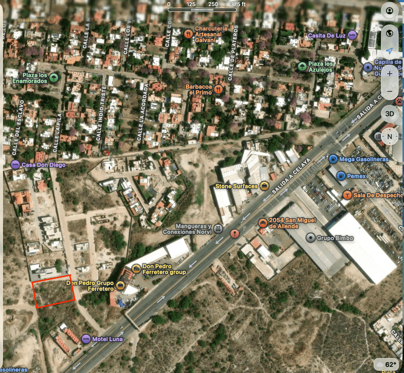 TERRENO COMERCIAL CERCA CLINICA — Poblado de Don Diego, San Miguel de Allende — photo 2 — expansive land, prime commercial corridor location