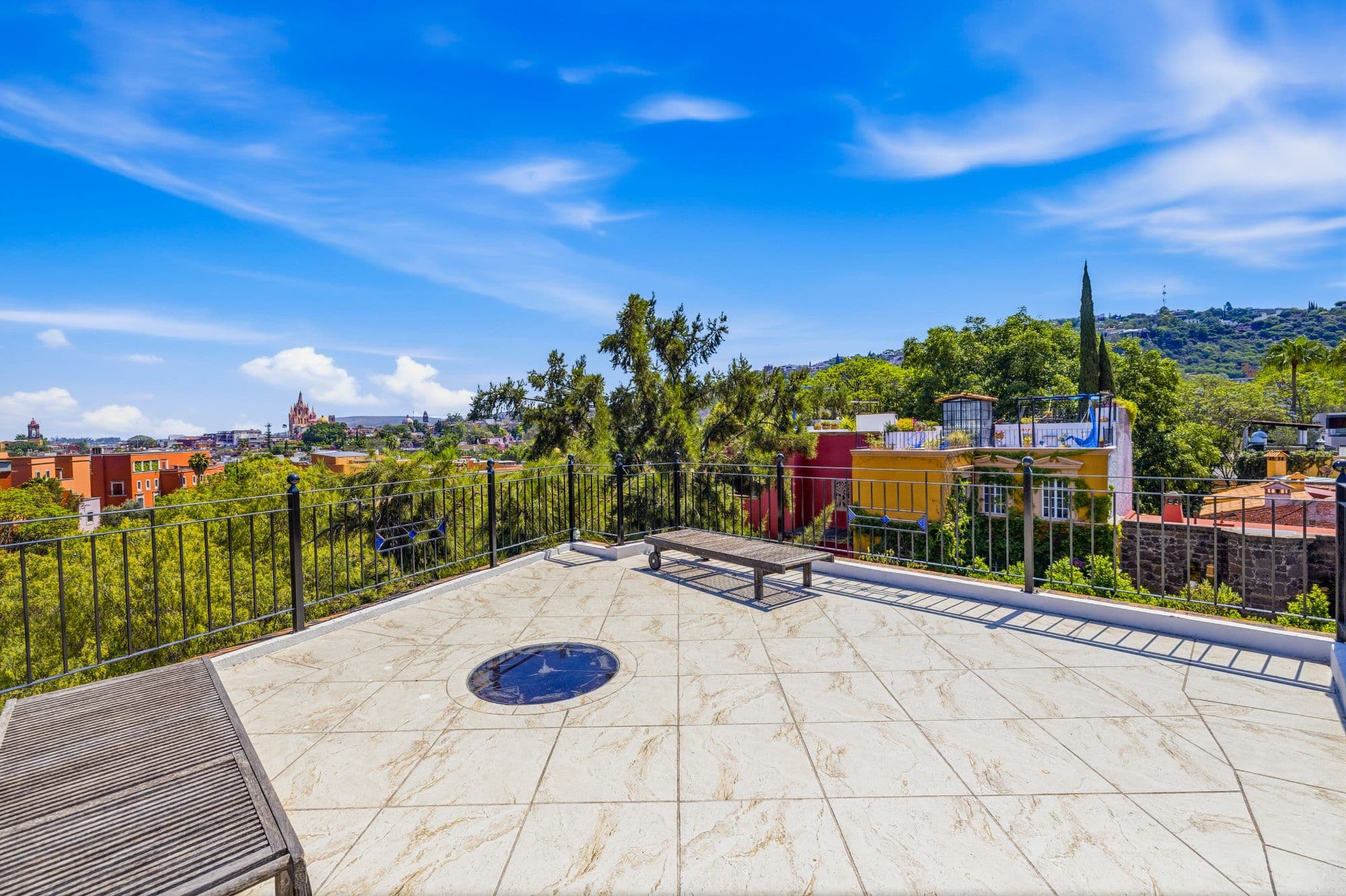 Casa Grande — Guadiana, San Miguel de Allende — photo 28 — panoramic terrace with enchanting city views