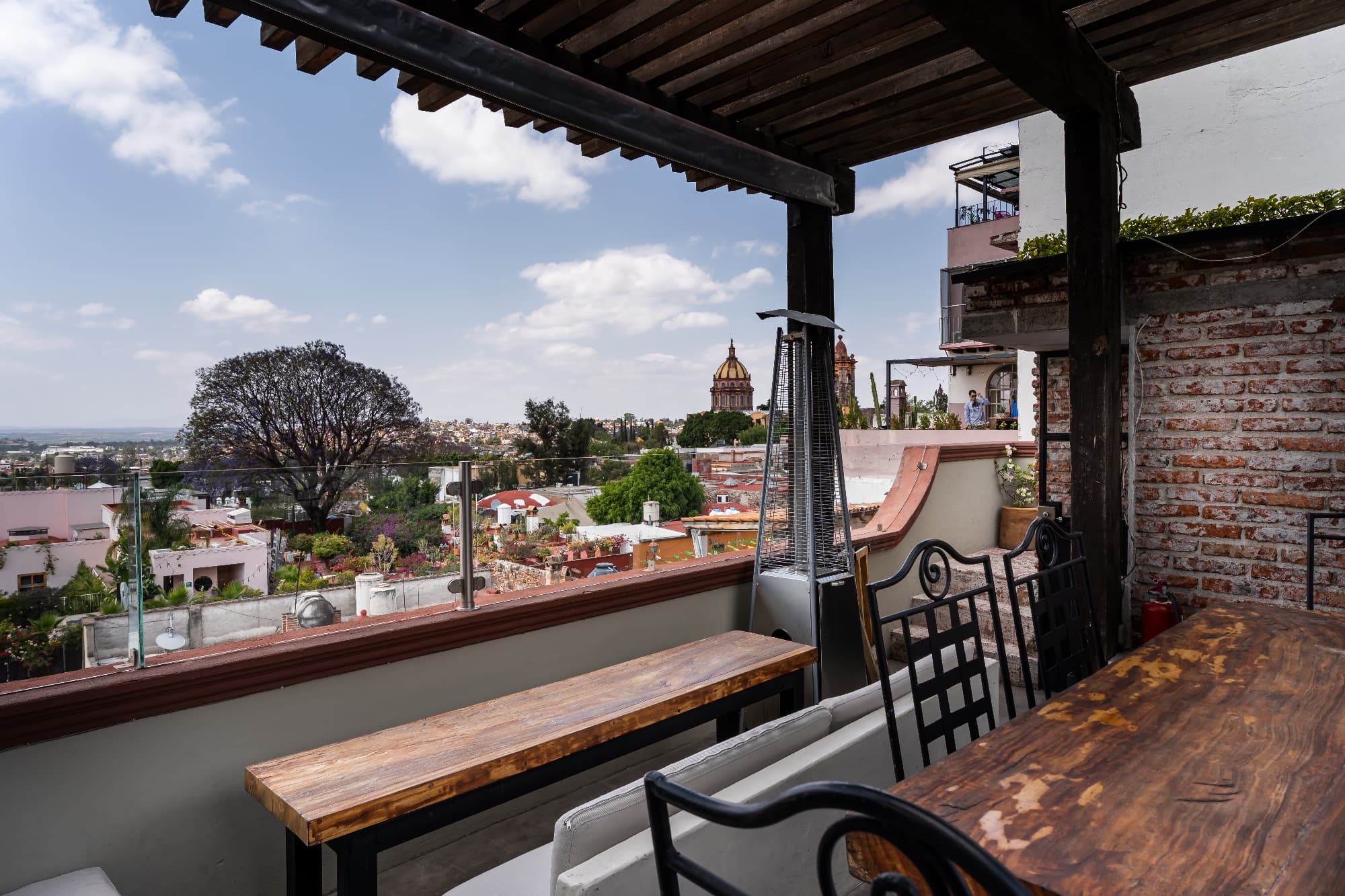 La Posadita — Centro, San Miguel de Allende — photo 12 — panoramic rooftop terrace, colonial charm views