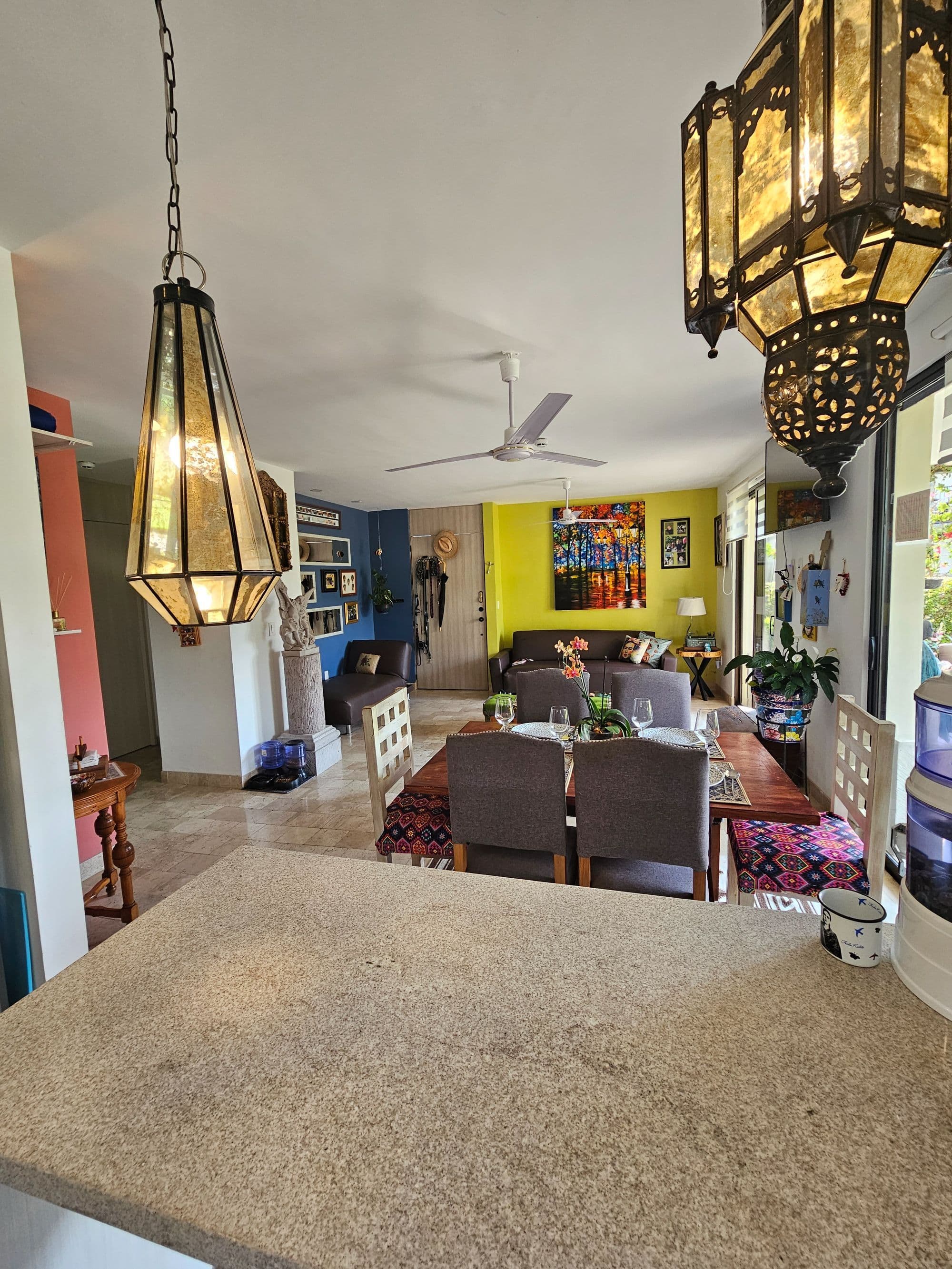 Condo Colores en Luminaria — La Luminaria, San Miguel de Allende — photo 14 — vibrant, eclectic living space beckons