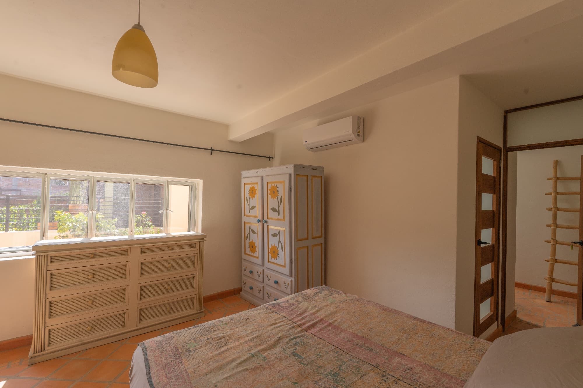 Condo del Sol — Guadalupe, San Miguel de Allende — photo 20 — sun-drenched master suite, rustic charm