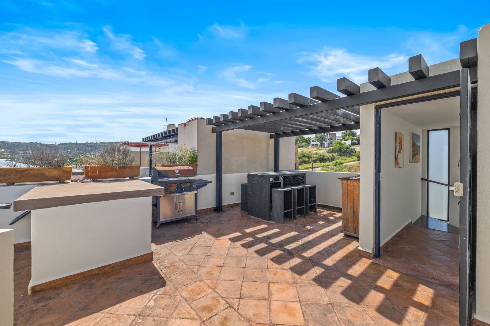 Casa Gorrion — Las Brisas, San Miguel de Allende — photo 12 — sophisticated rooftop entertaining sanctuary