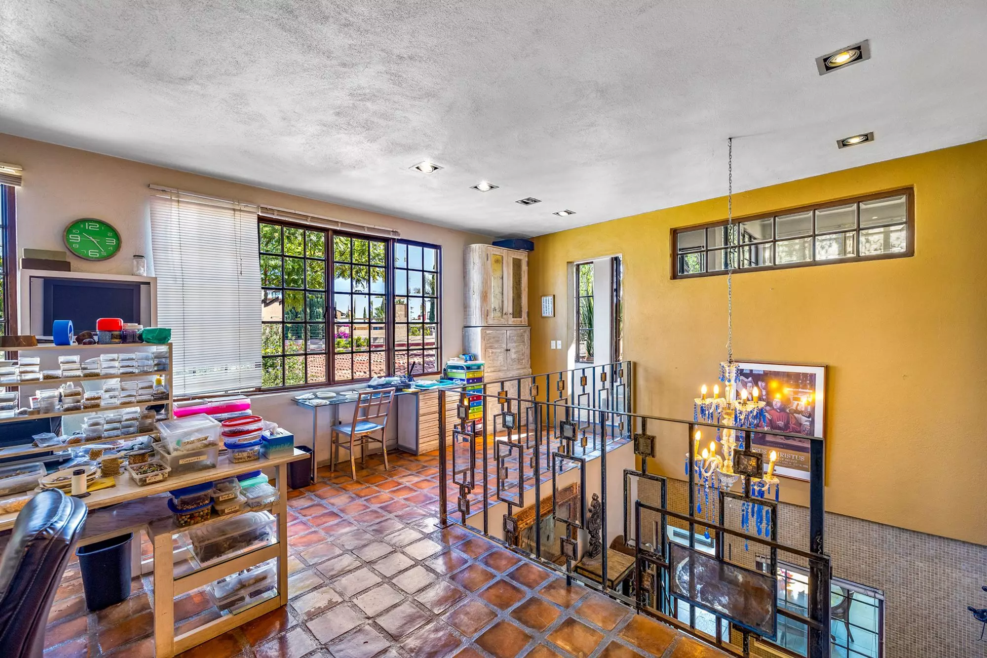 Casa Nispero — Atascadero (Arcos de San Miguel), San Miguel de Allende — photo 22 — bright gallery space, vibrant walls, abundant light