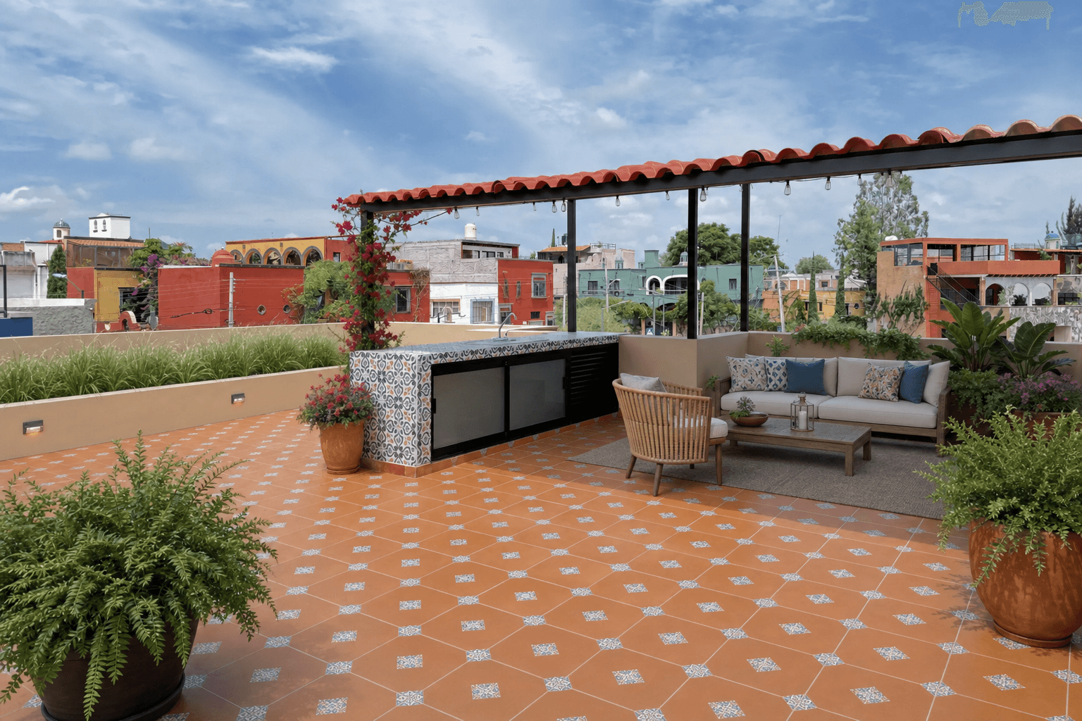 Duplex Juan Escutia 142 — Independencia, San Miguel de Allende — photo 20 — stunning rooftop terrace, colonial charm views