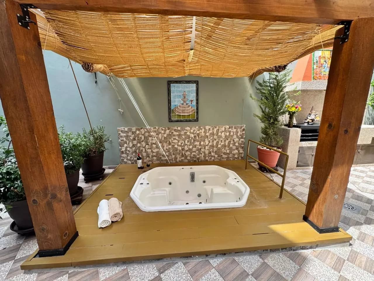 CASA LINDAVISTA — Lindavista, San Miguel de Allende — photo 4 — spa-inspired outdoor soaking sanctuary