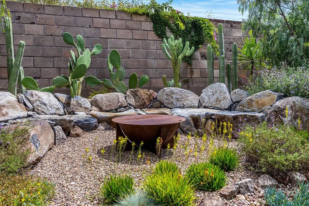 Casa Dos Gatos — Rinconada de Los Balcones, San Miguel de Allende — photo 9 — desert sanctuary with artisanal fire pit