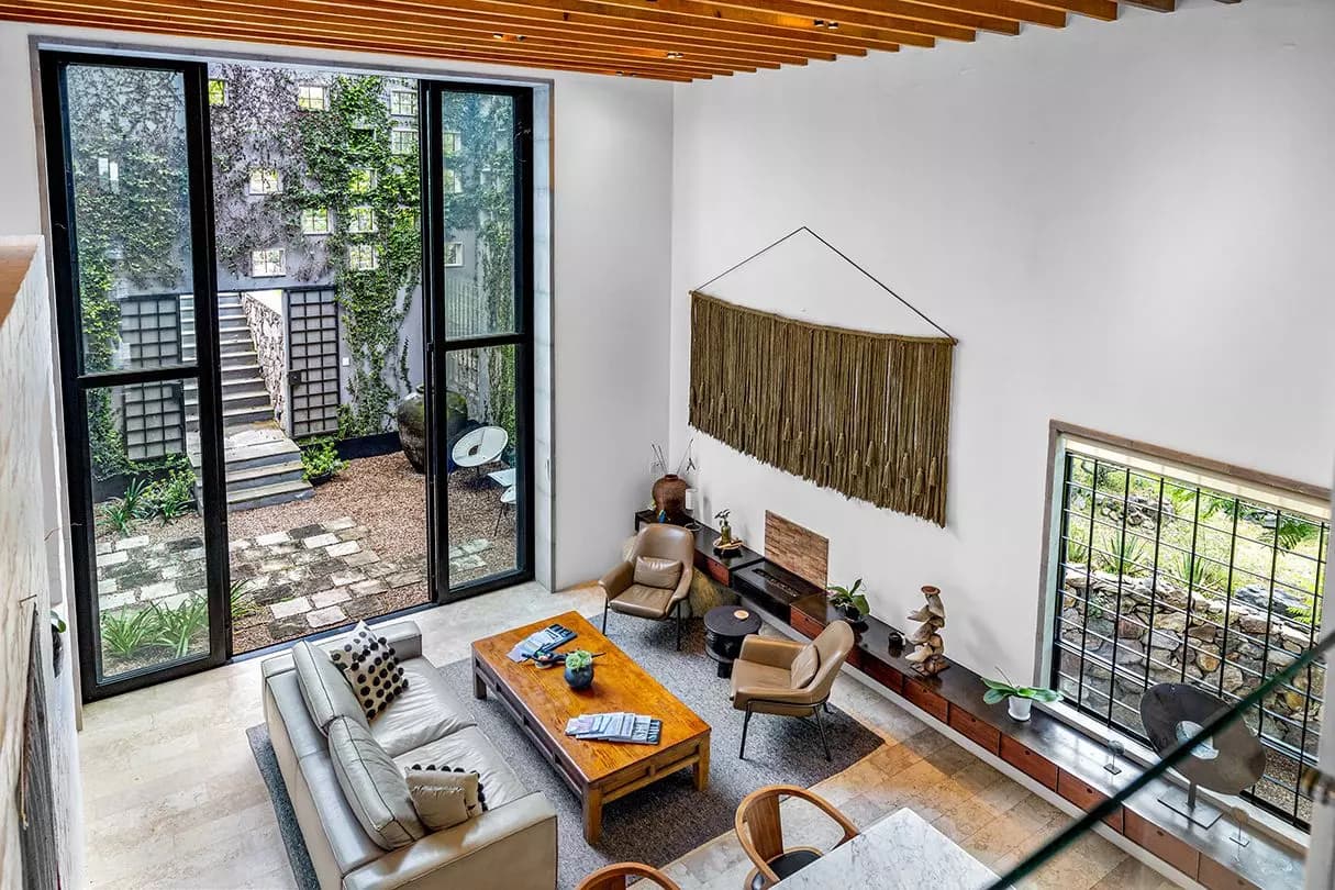Casa Dos Gatos — Rinconada de Los Balcones, San Miguel de Allende — photo 2 — sophisticated courtyard living, natural light abundant